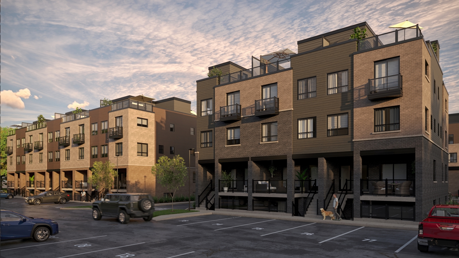 Cannery District in Niagara Falls — rendering 3