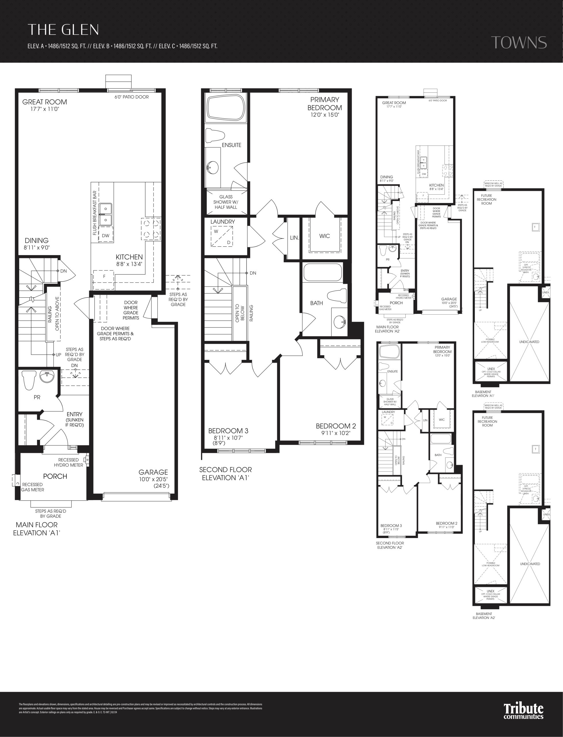 The Glen floor plan