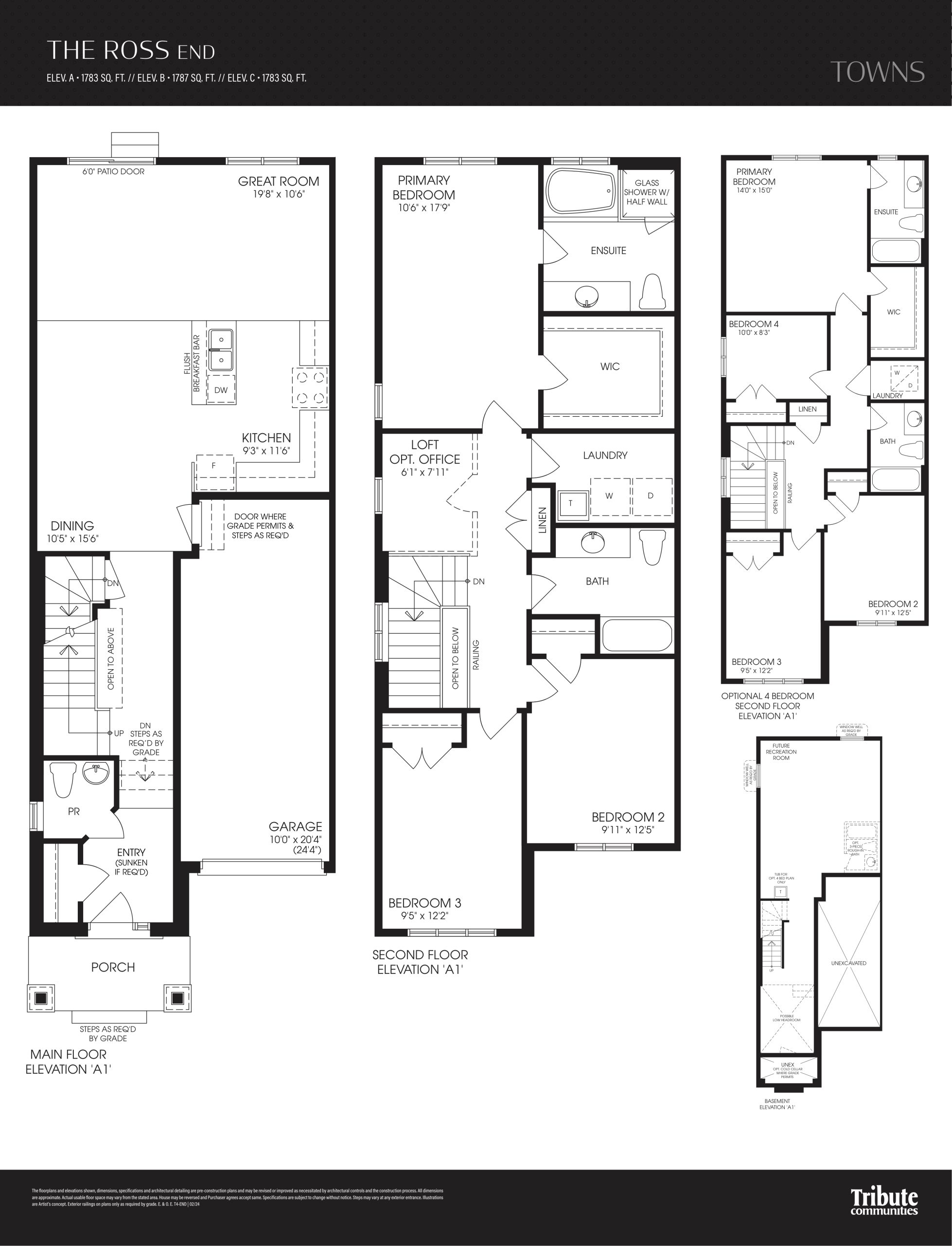 The Ross - End floor plan