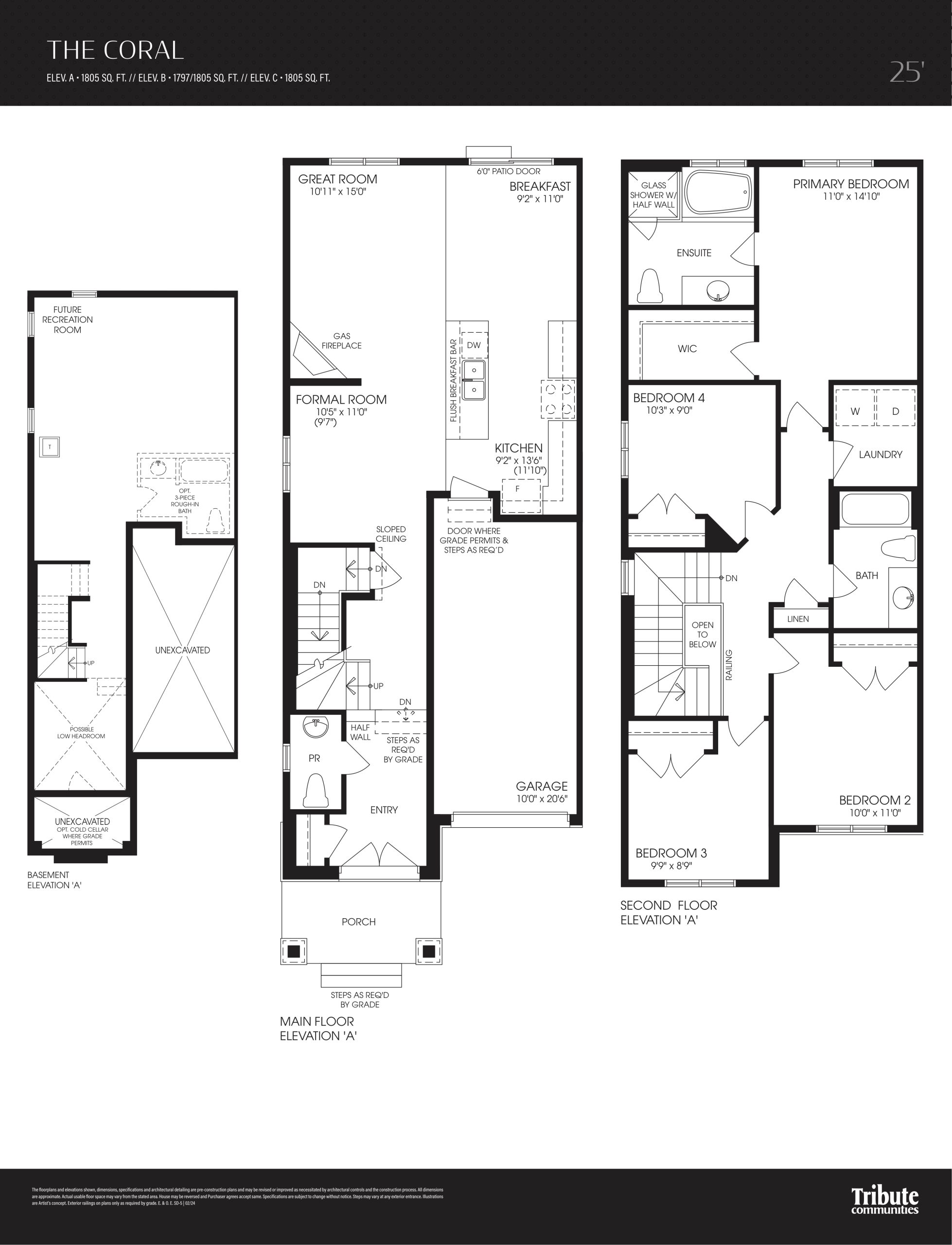 The Coral floor plan