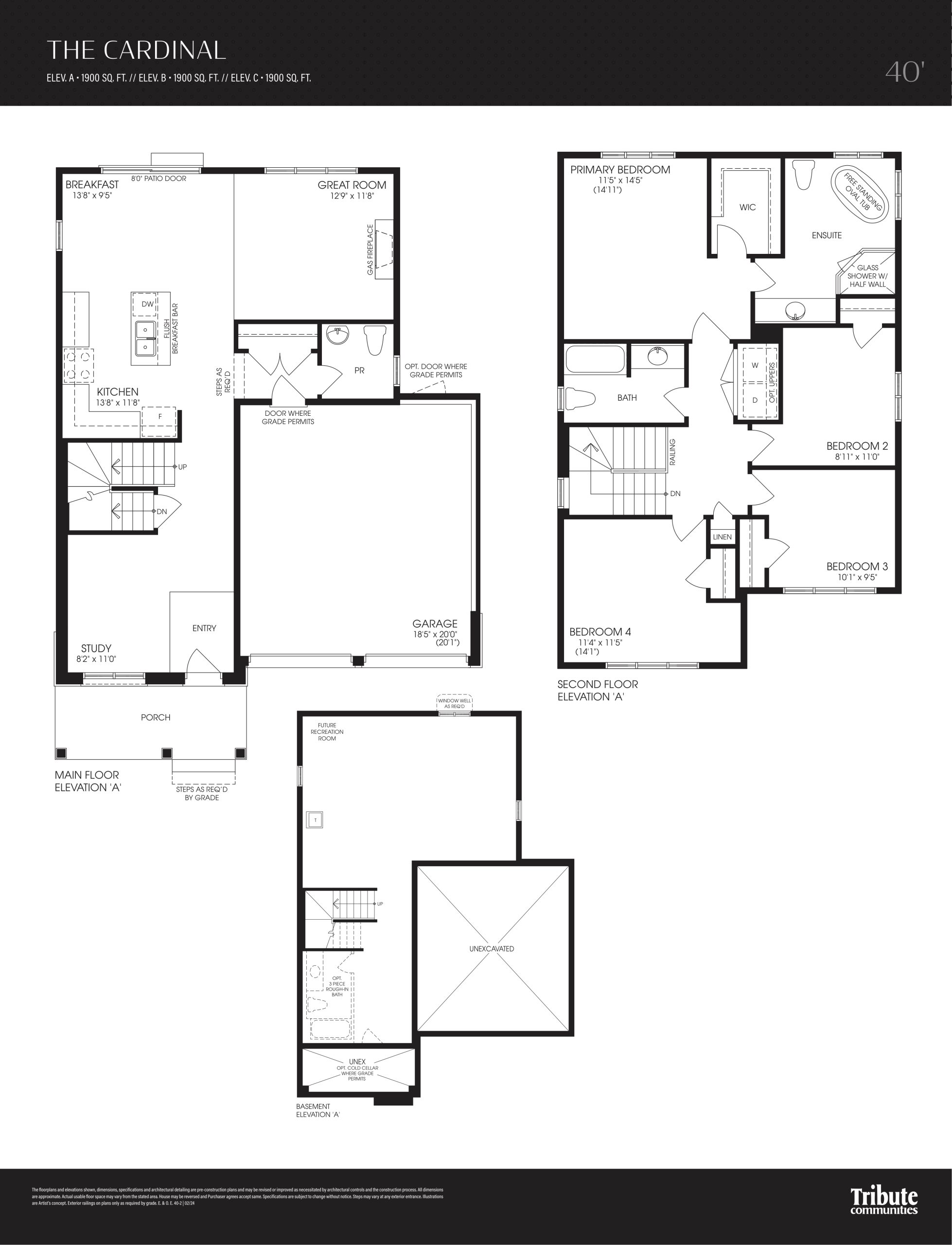 The Cardinal floor plan