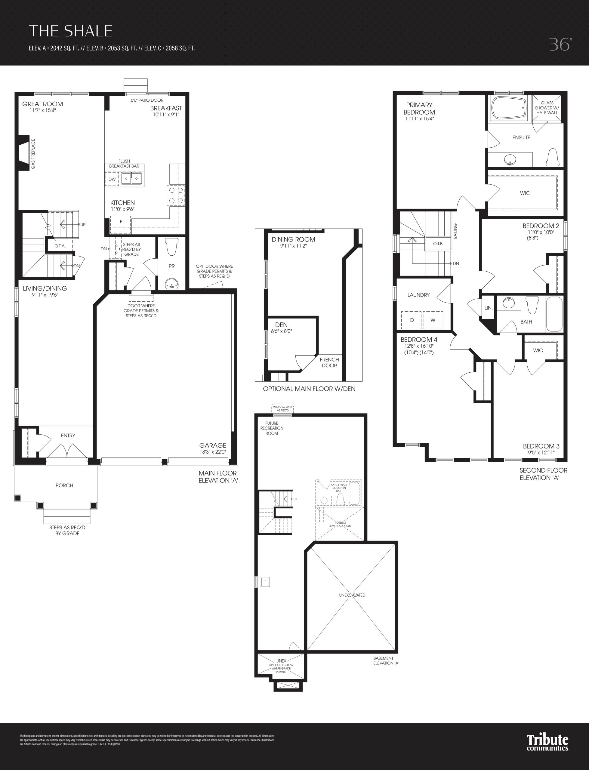 The Shale floor plan