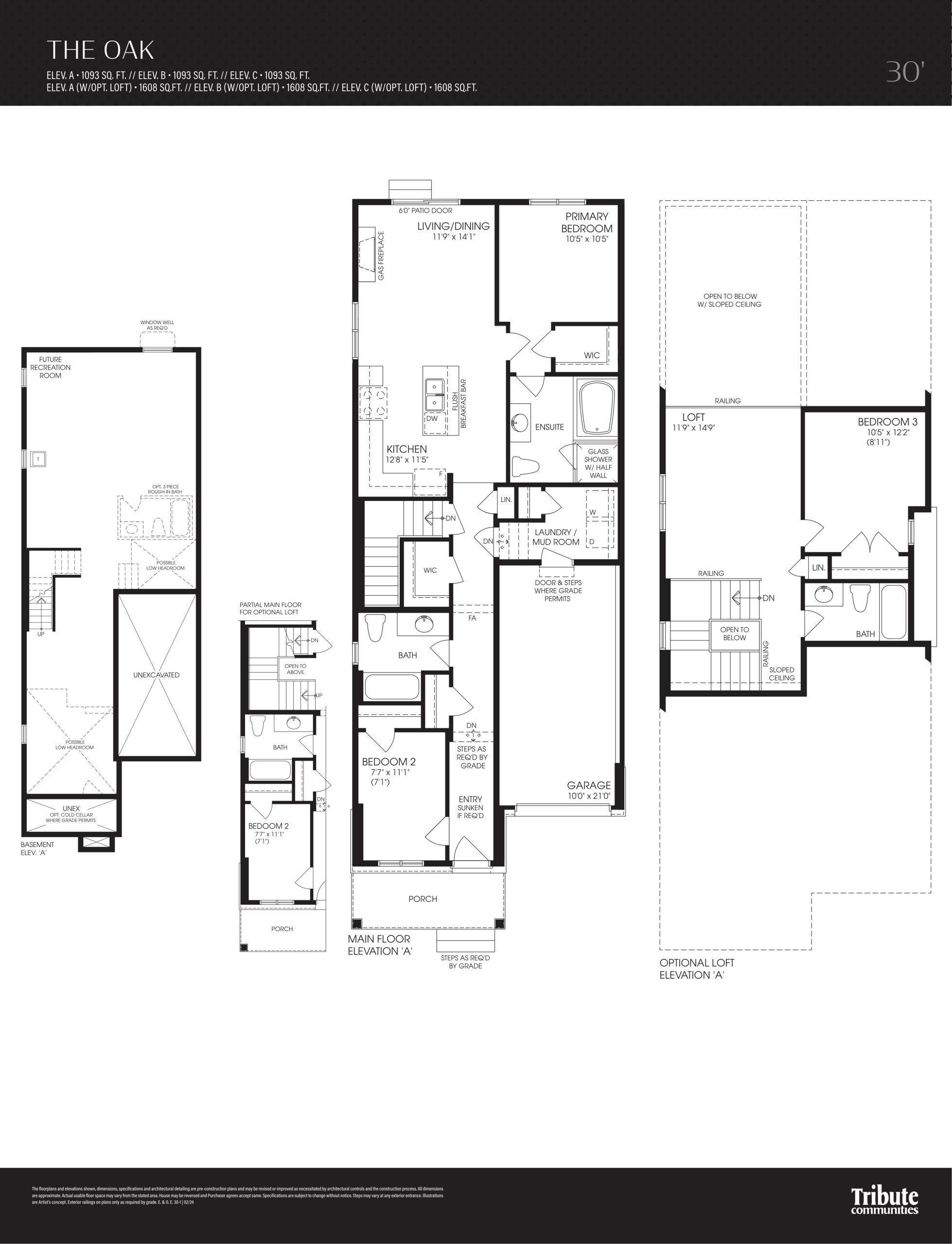 The Oak floor plan