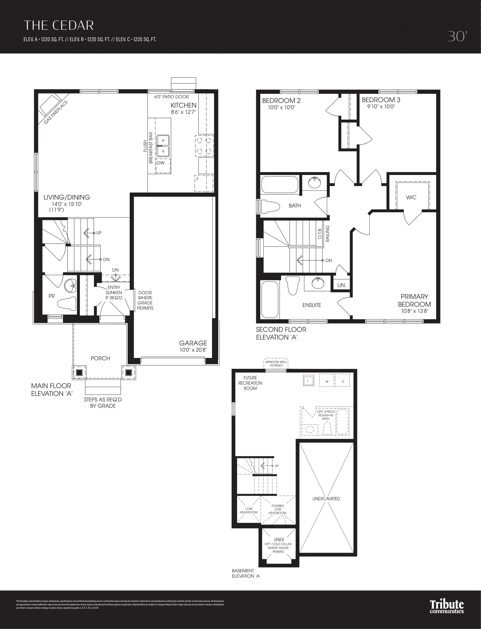 The Cedar floor plan