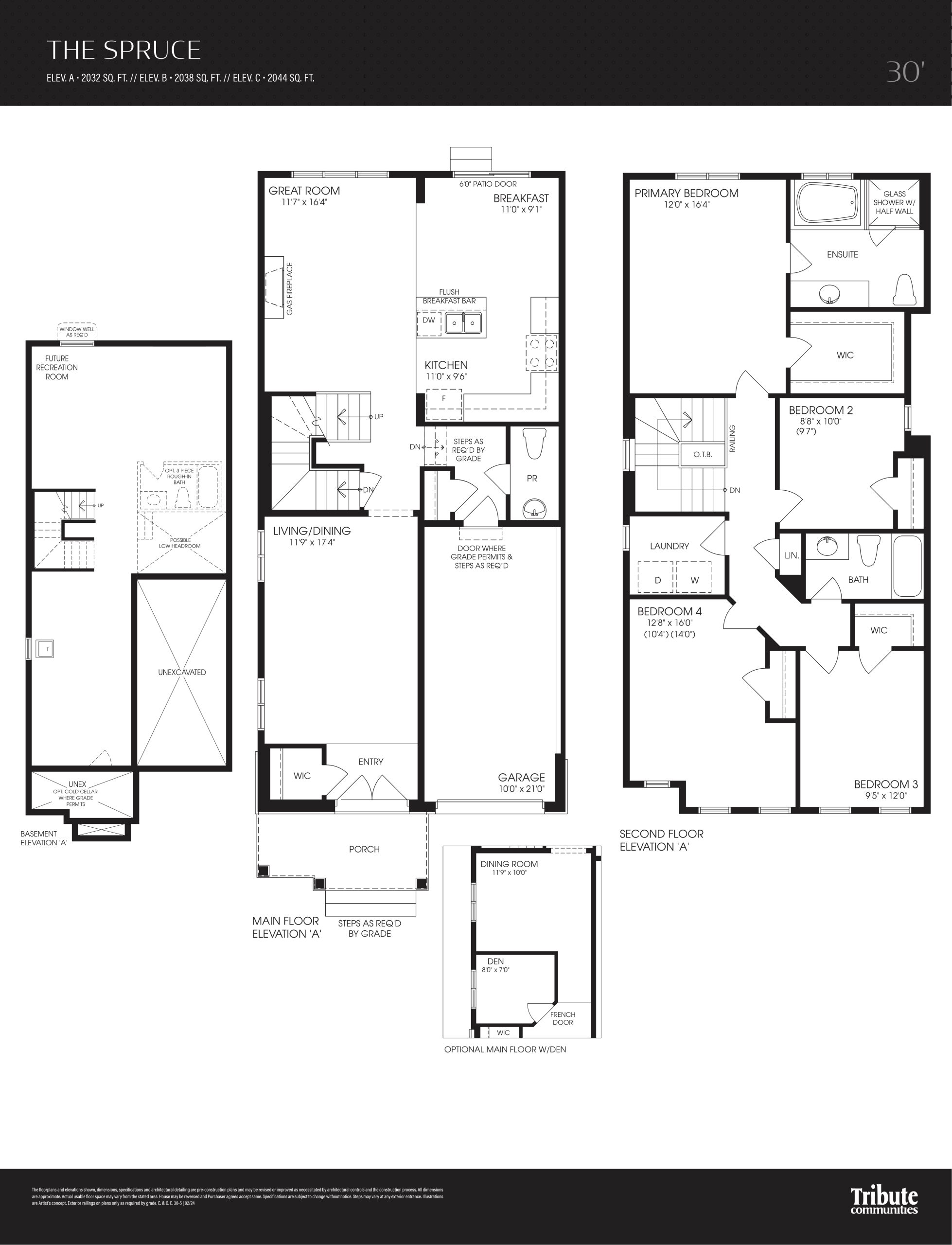 The Spruce floor plan