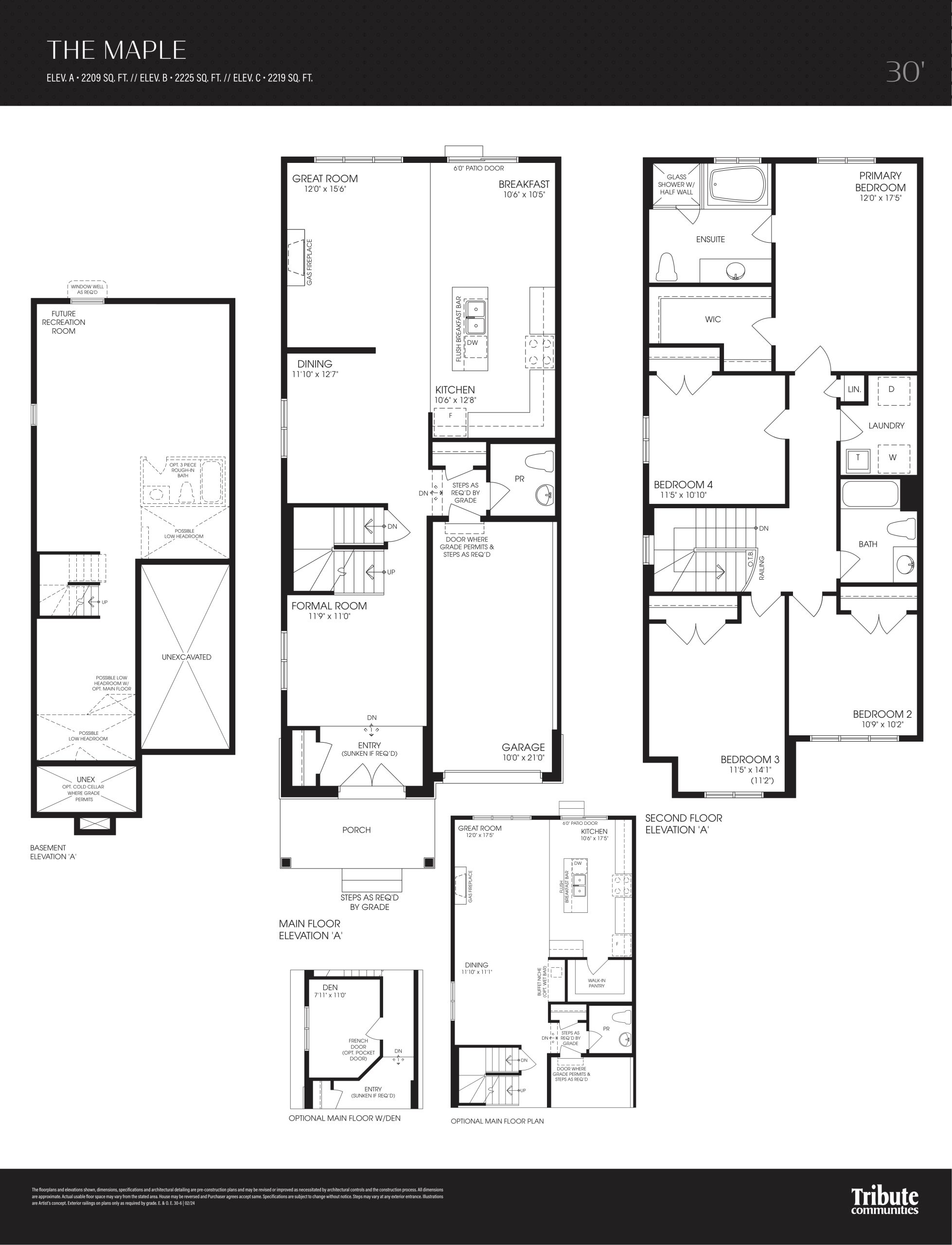 The Maple floor plan