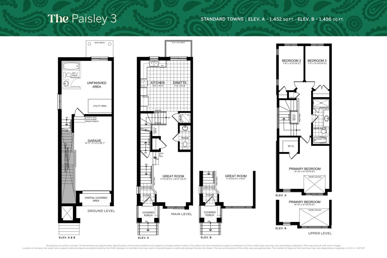 The Paisley 3 floor plan