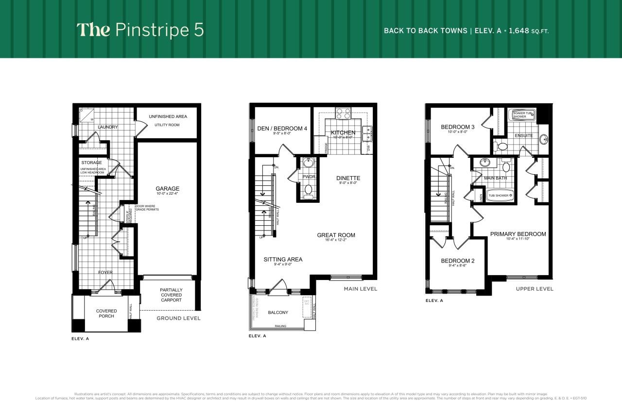 The Pinstripe 5 floor plan