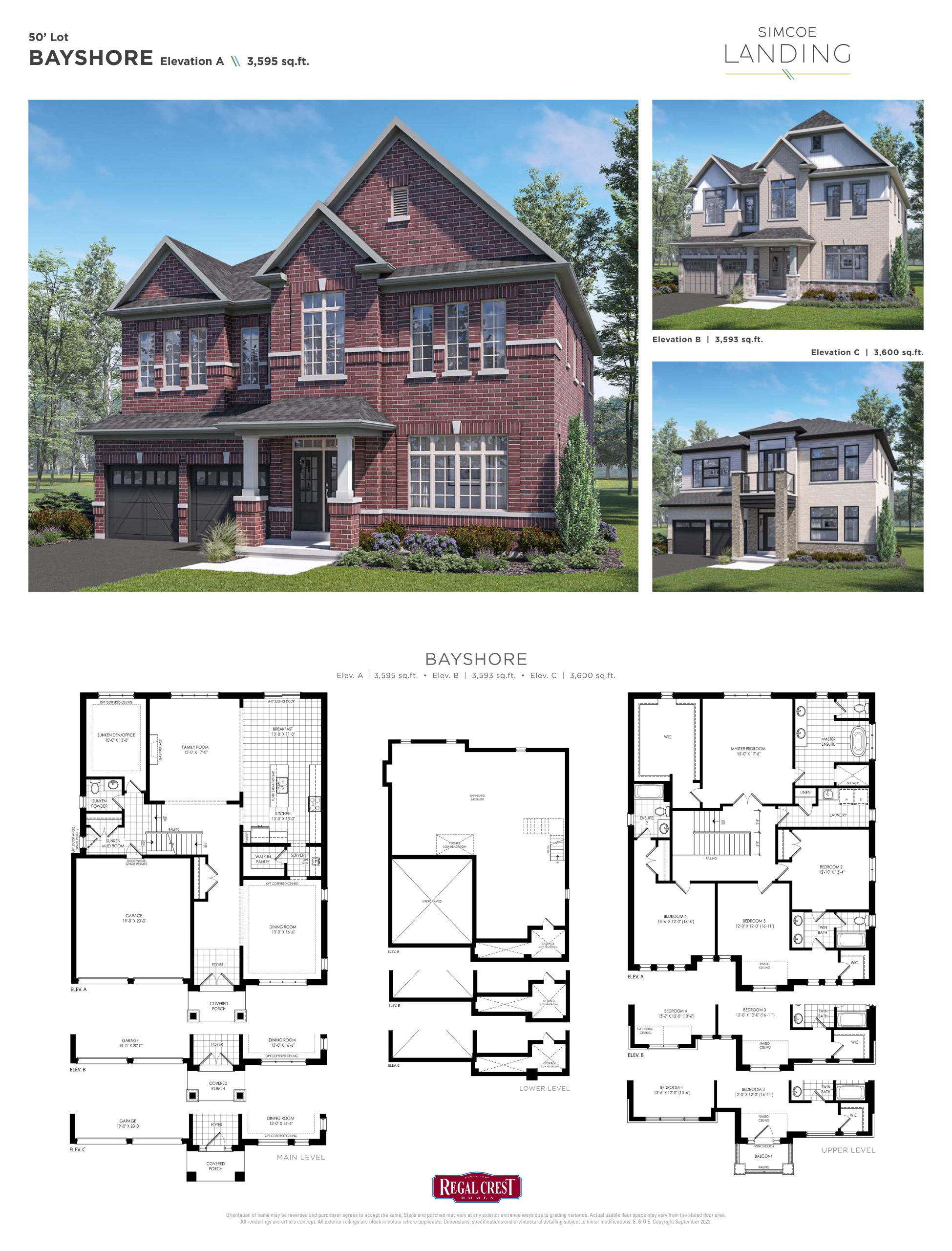 Bayshore floor plan