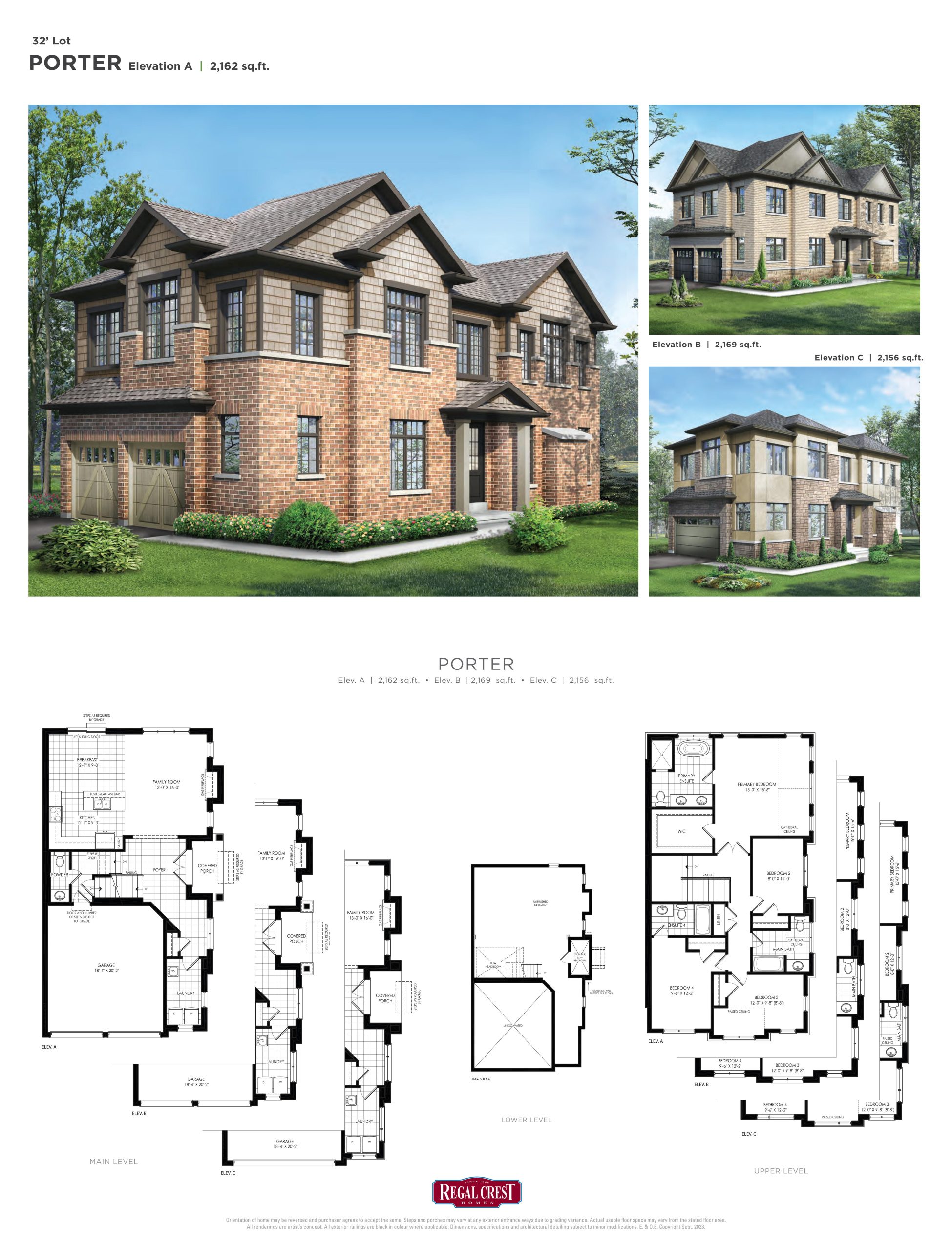 Porter floor plan