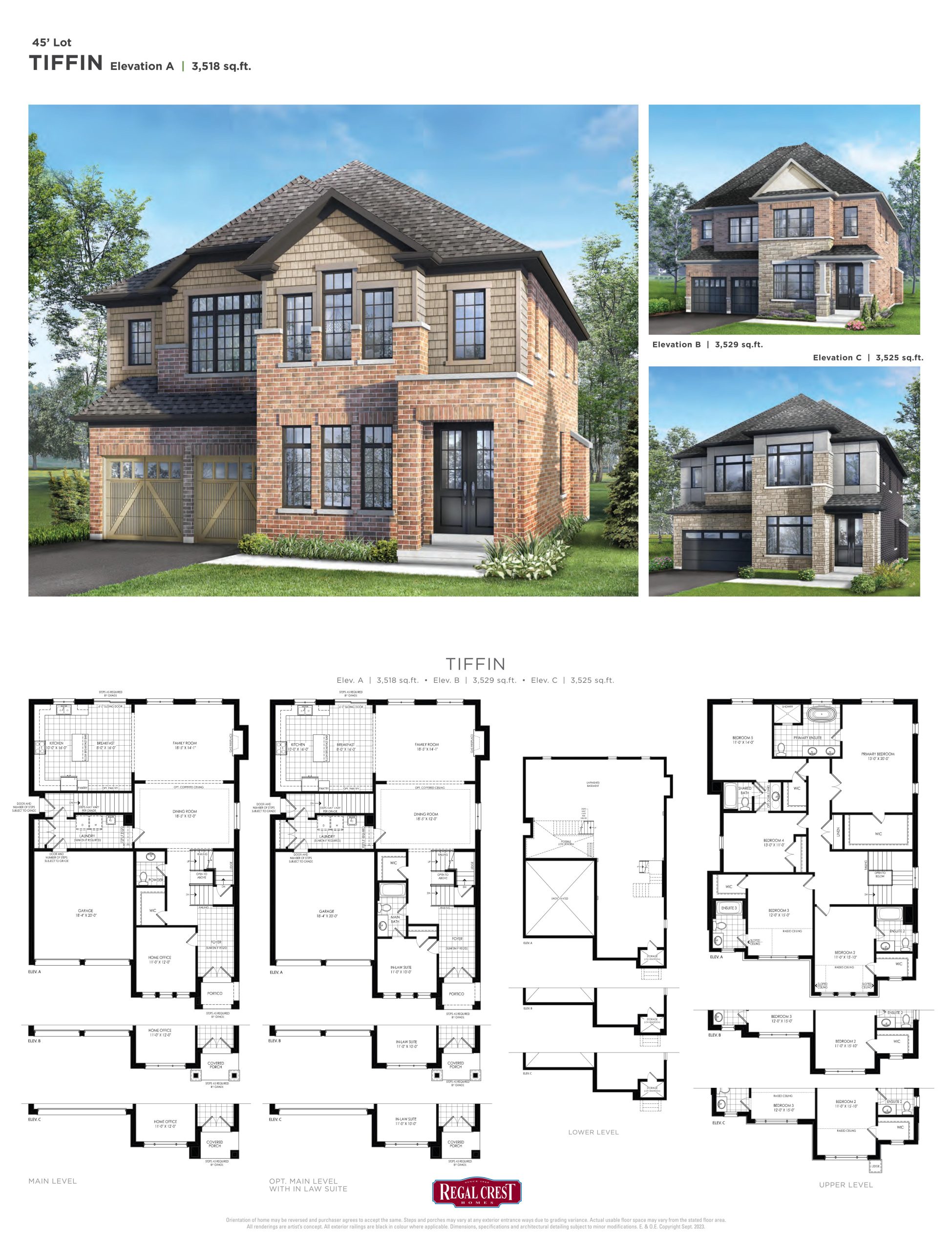 Tiffin floor plan