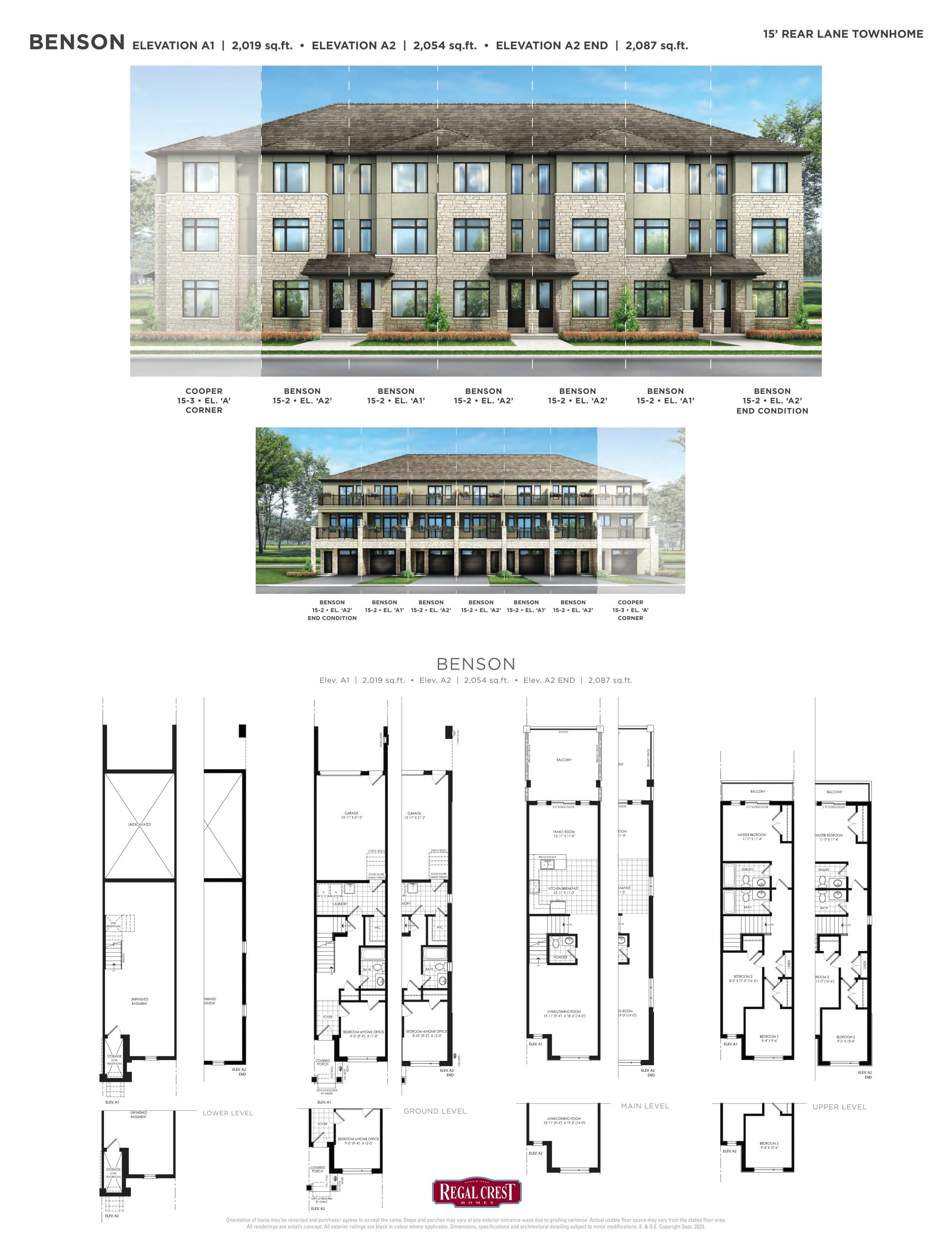 Benson floor plan