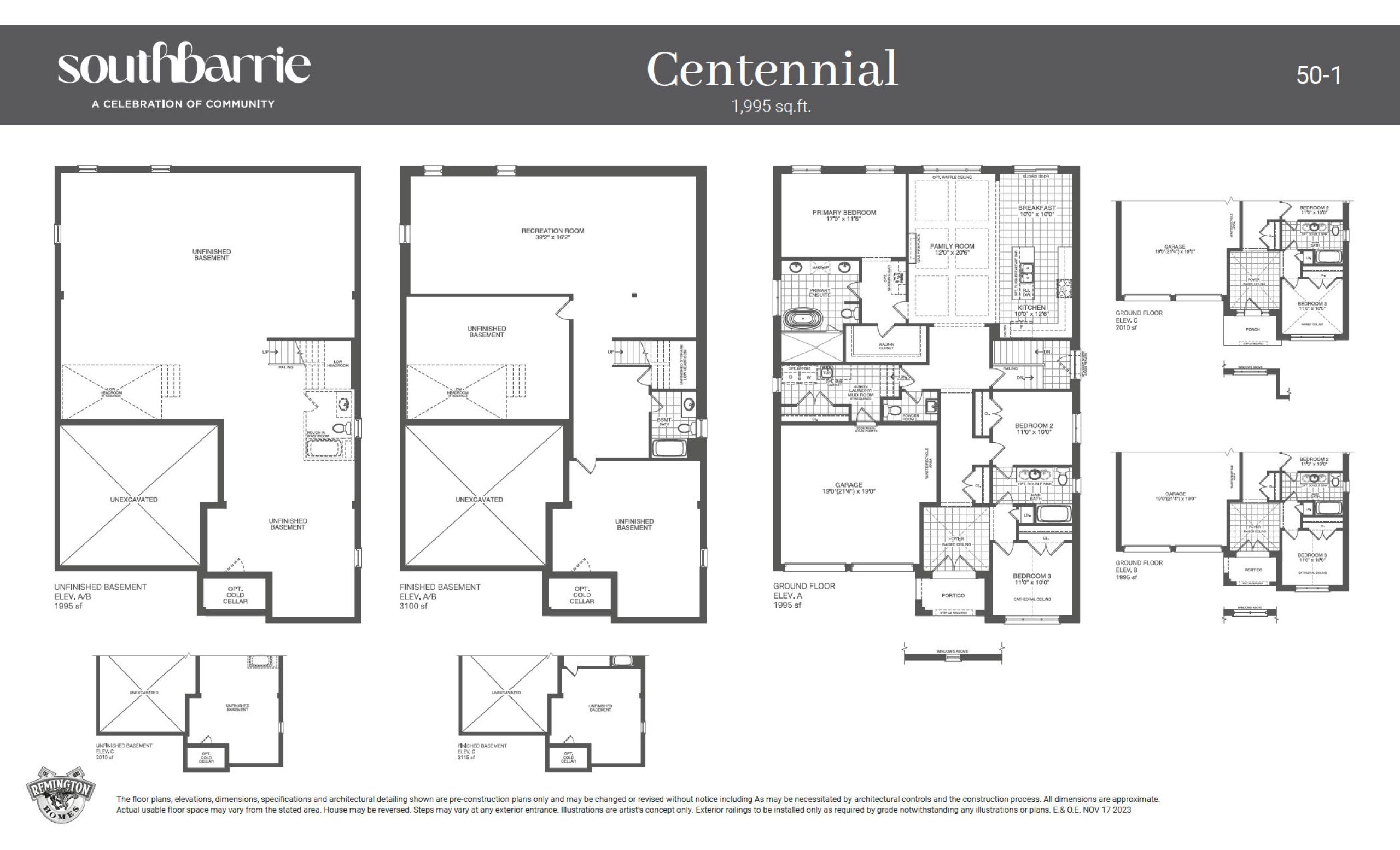 Centennial floor plan