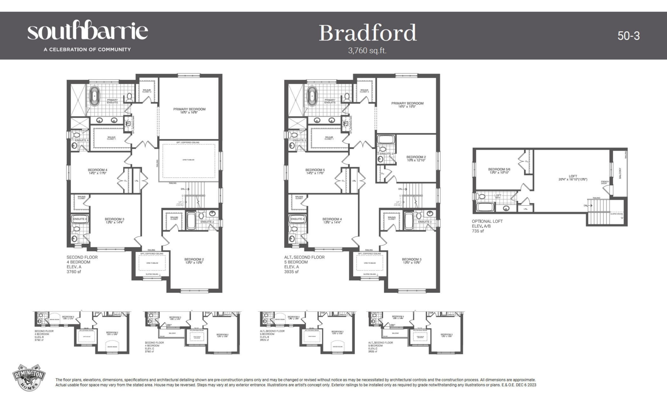 Bradford (2nd Floor) floor plan