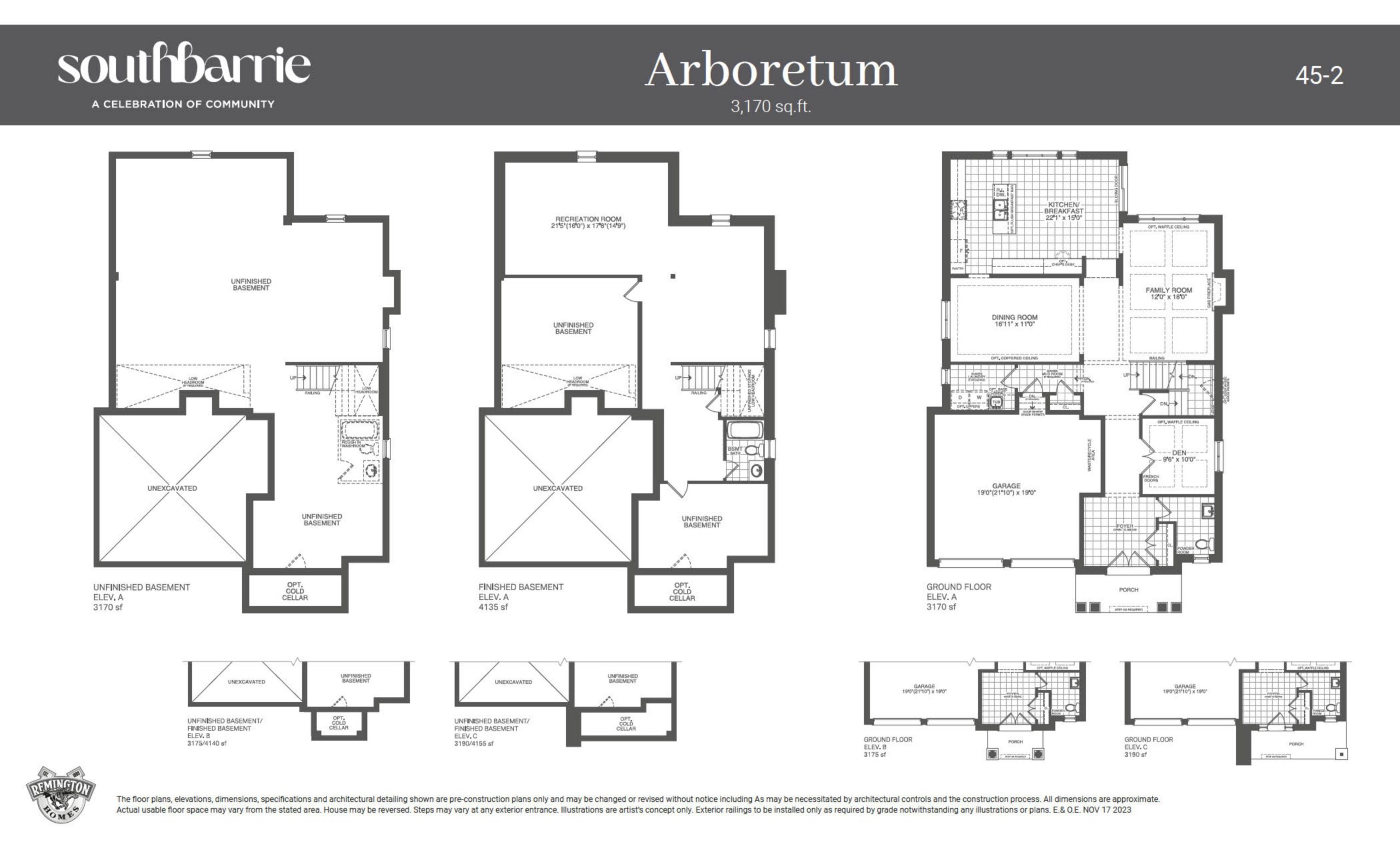 Arboretum (Basement/Ground Floor) floor plan