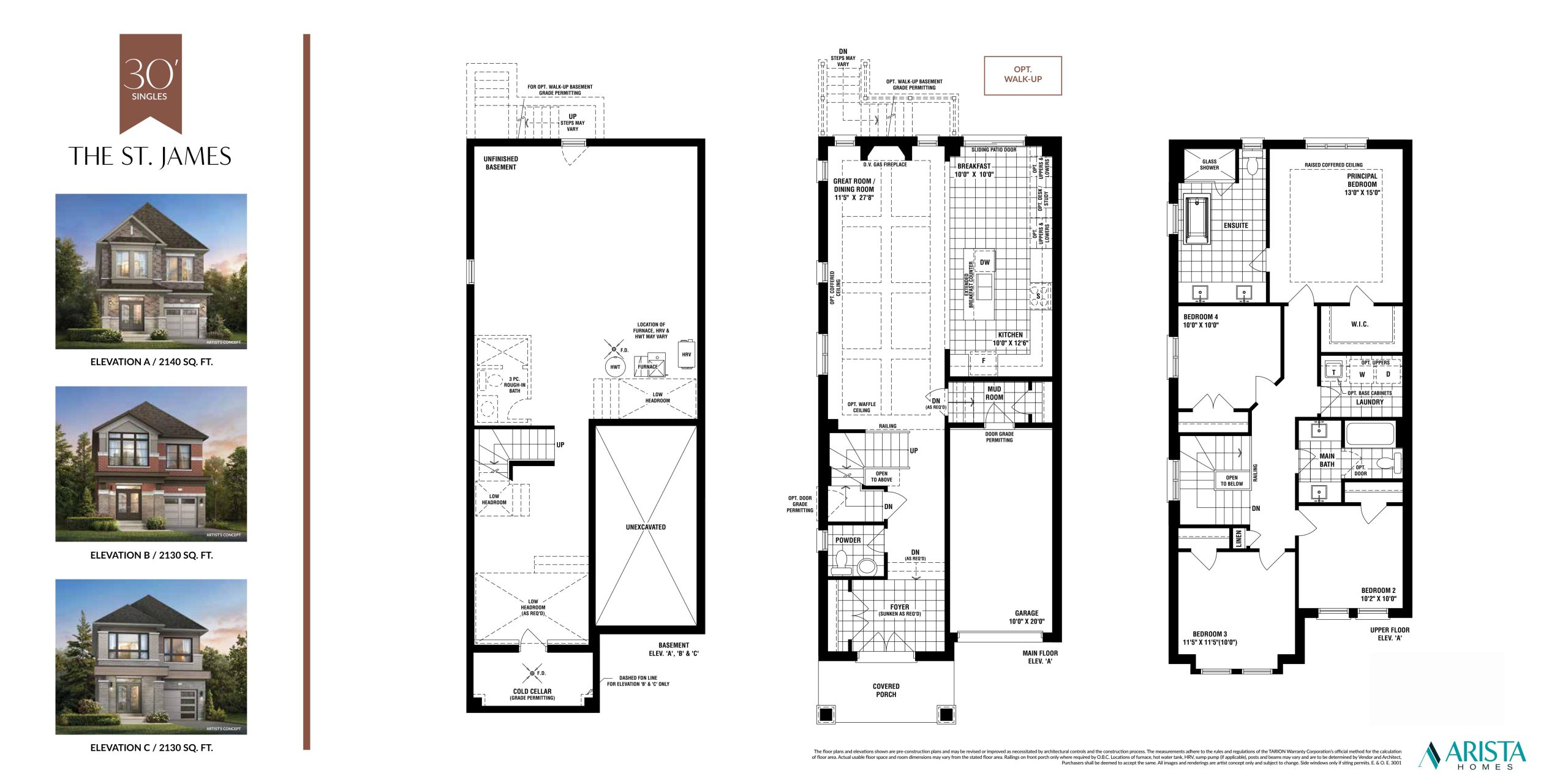 The St. James floor plan