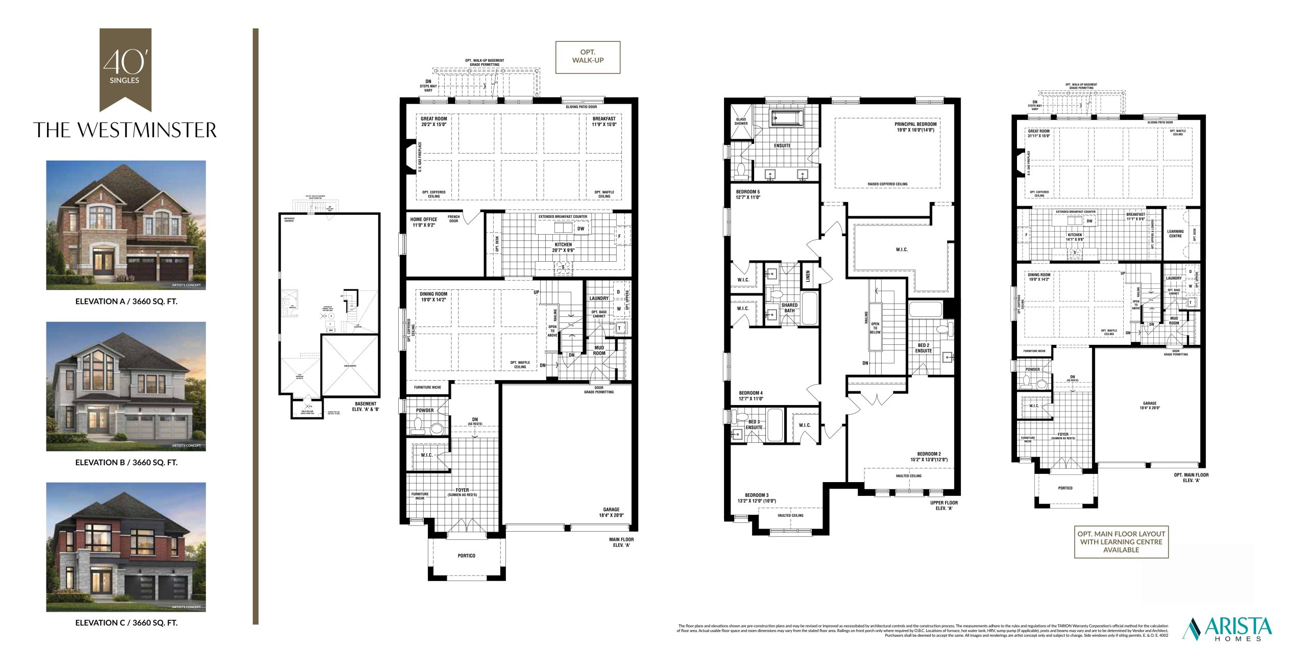 The Westminster floor plan