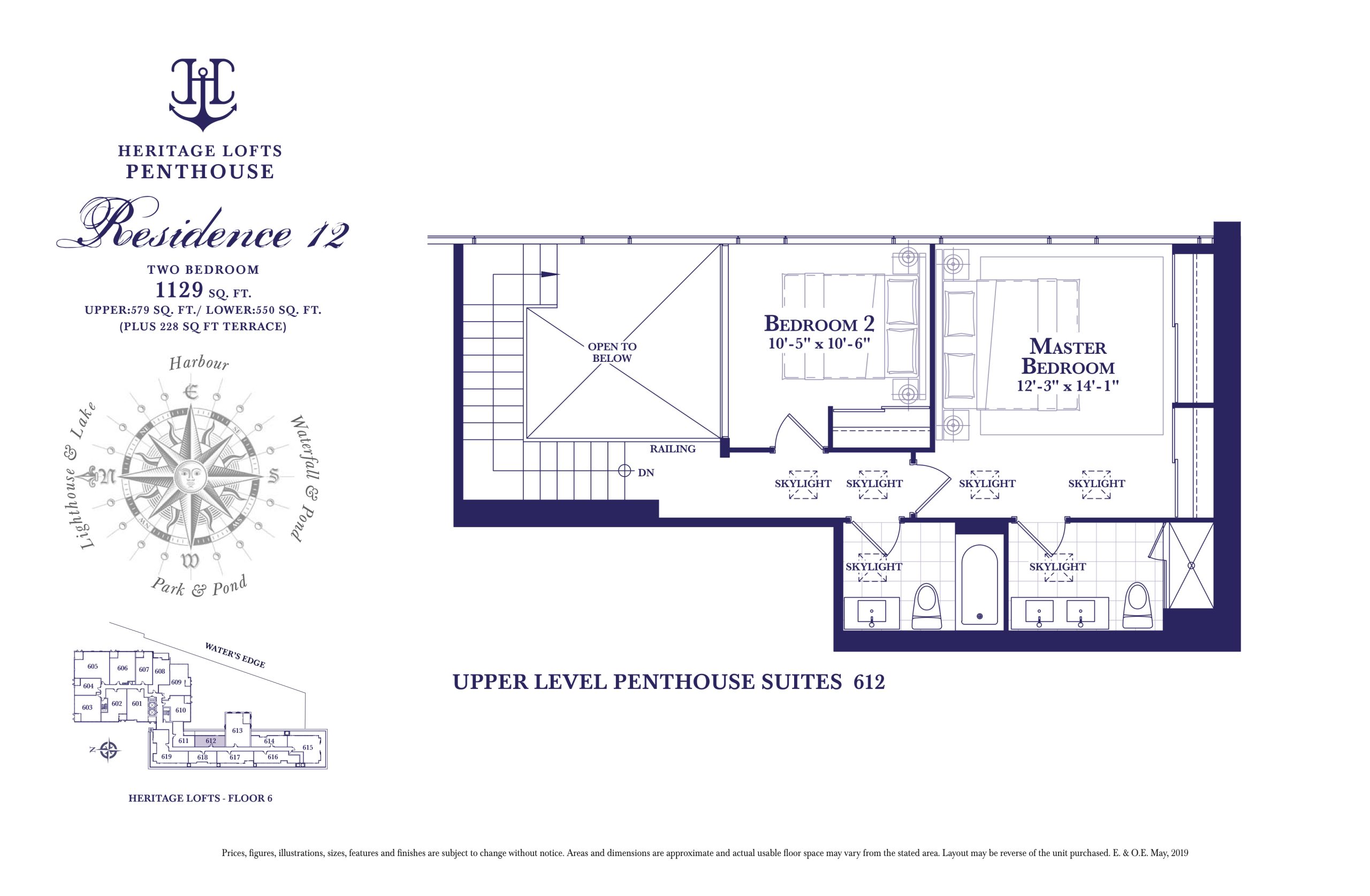 Residence 12 - Heritage Lofts (2/2) floor plan