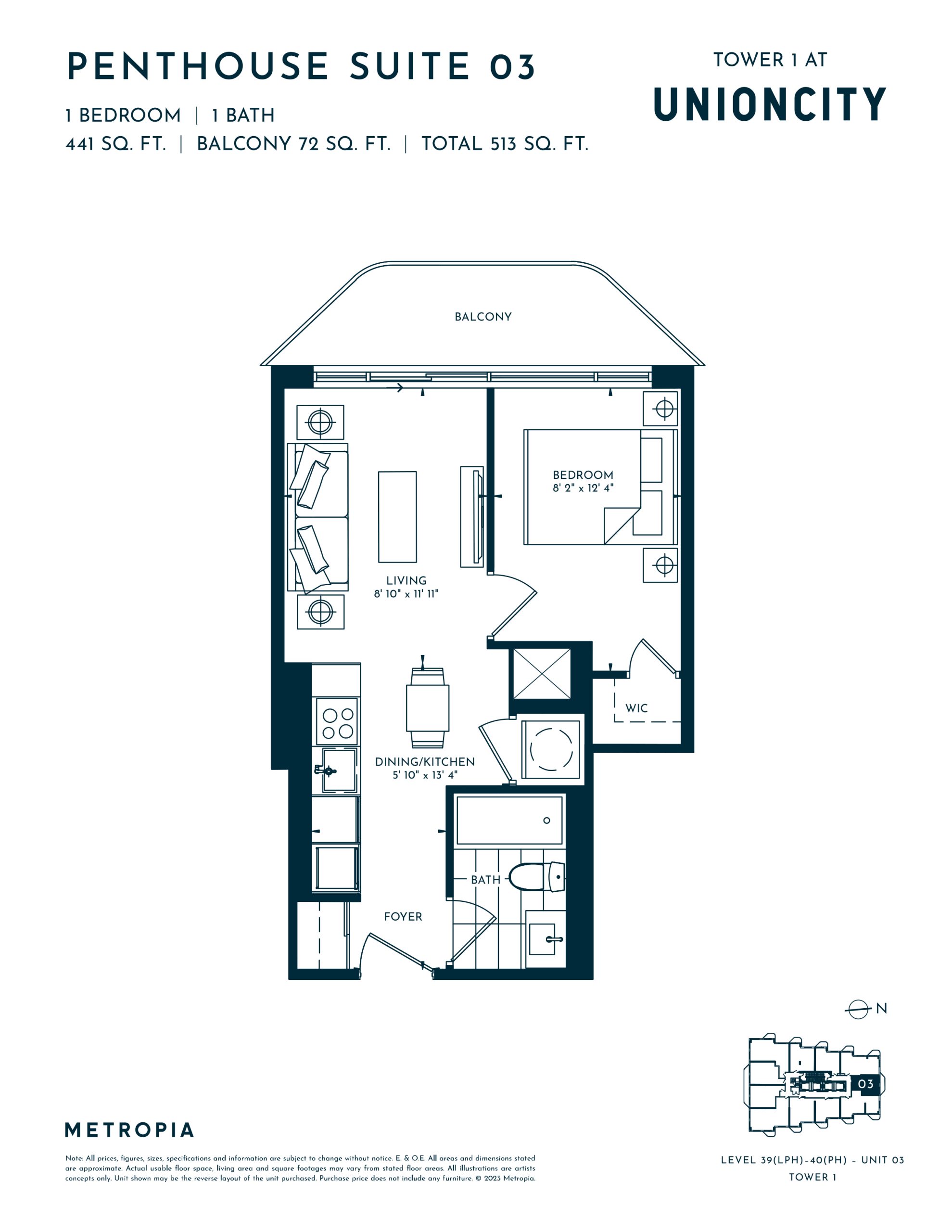 Penthouse Suite 03 floor plan