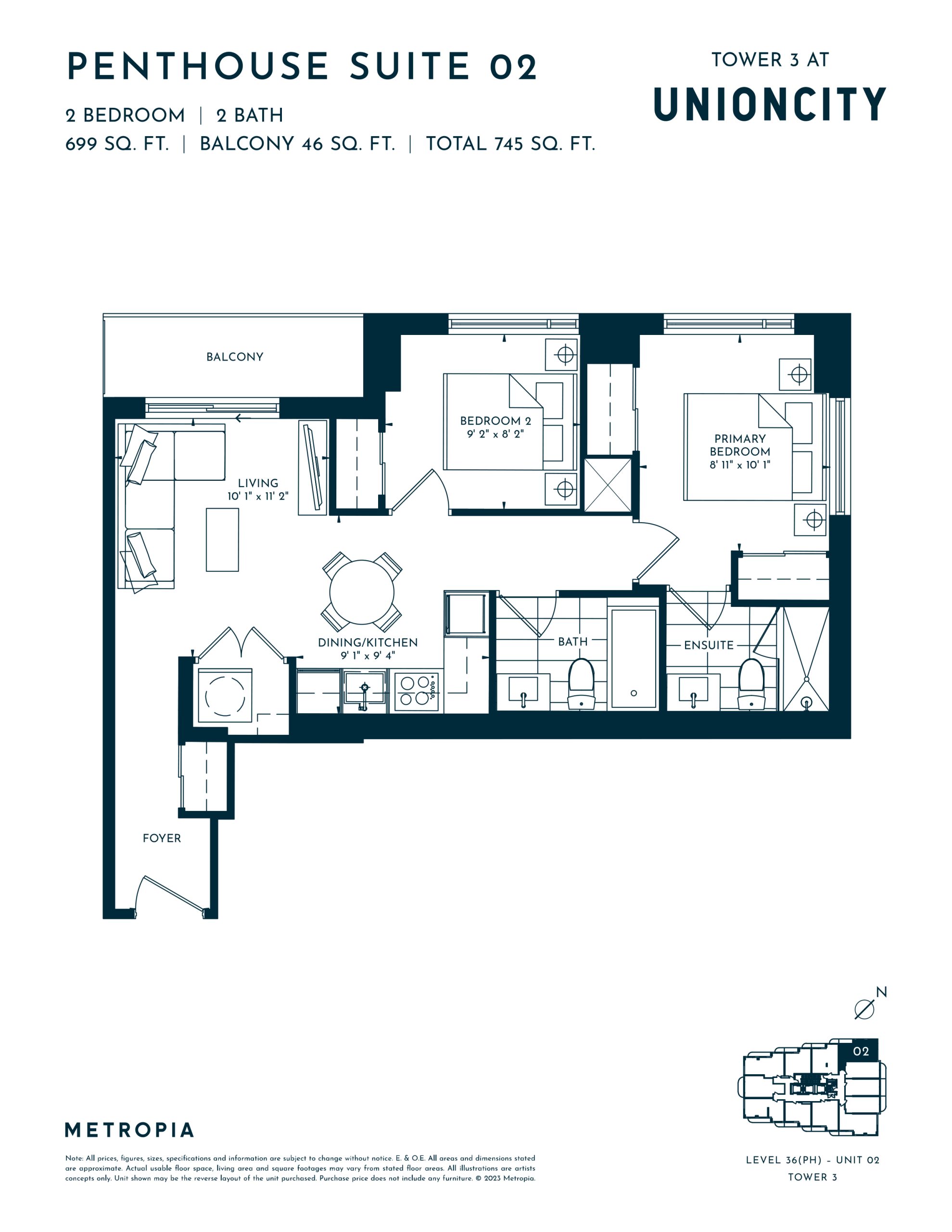 Penthouse Suite 02 floor plan