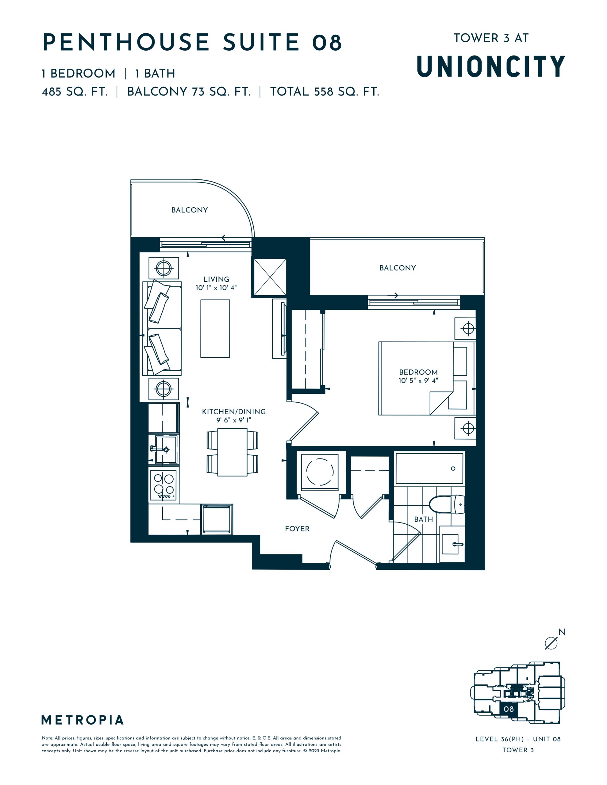 Penthouse Suite 08 floor plan