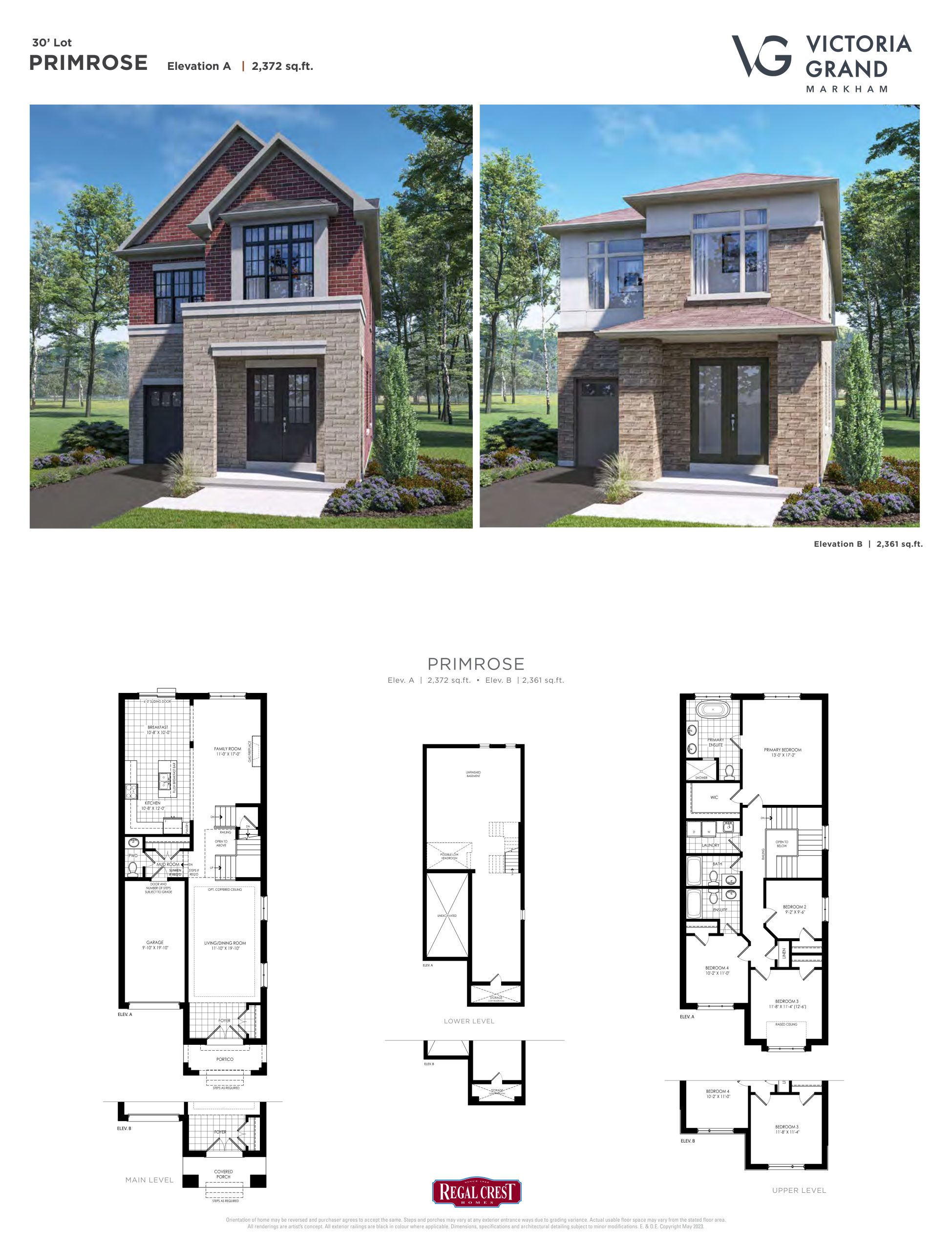 Primrose floor plan