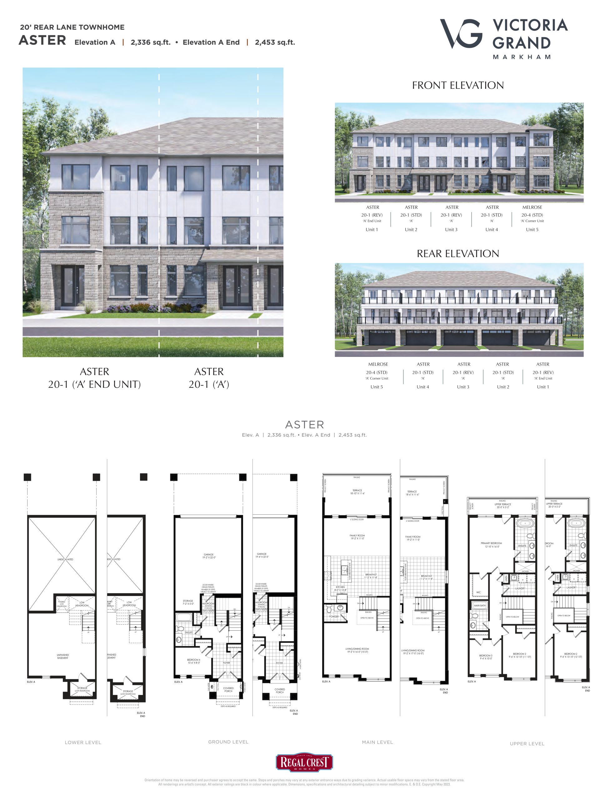 Aster floor plan