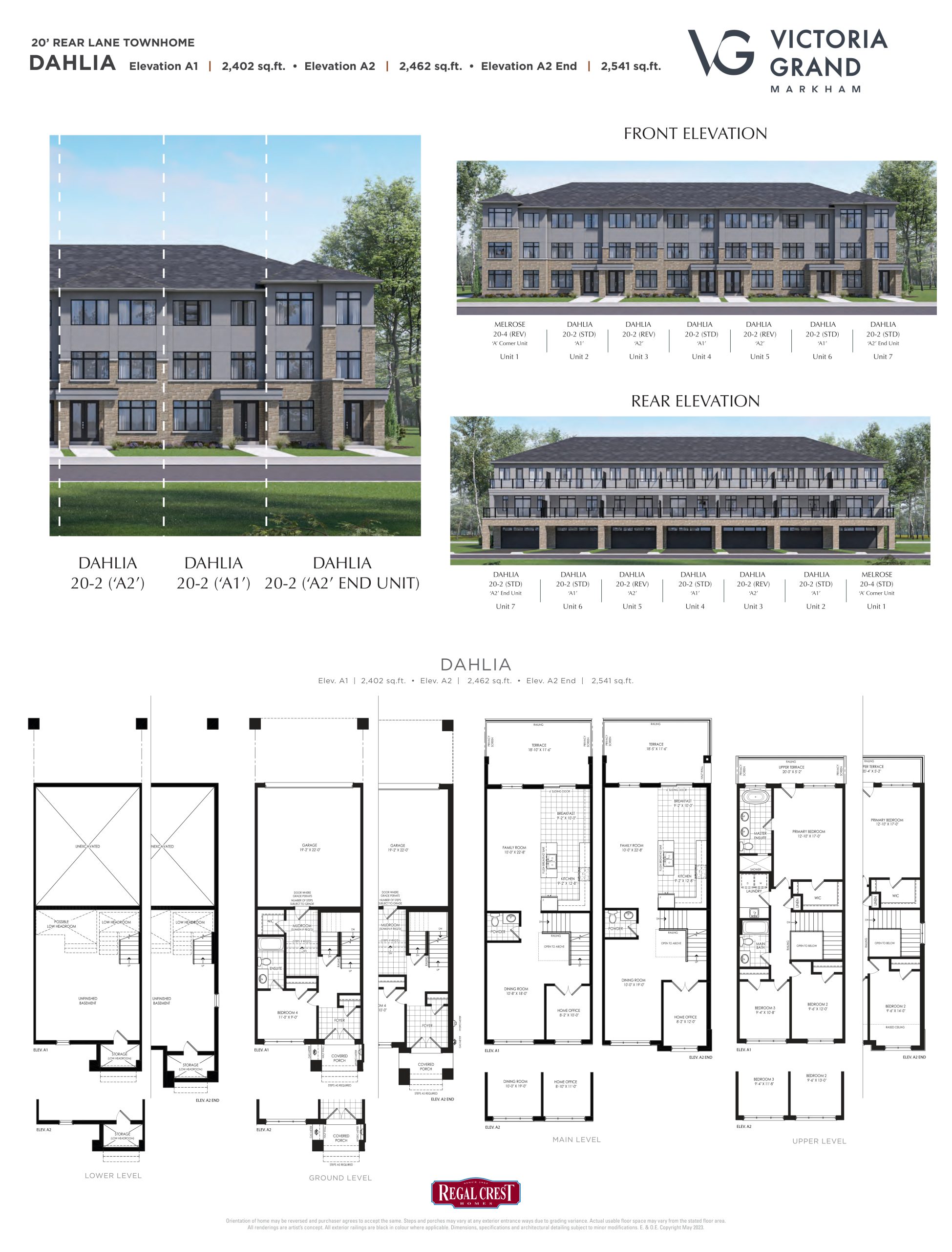 Dahlia floor plan