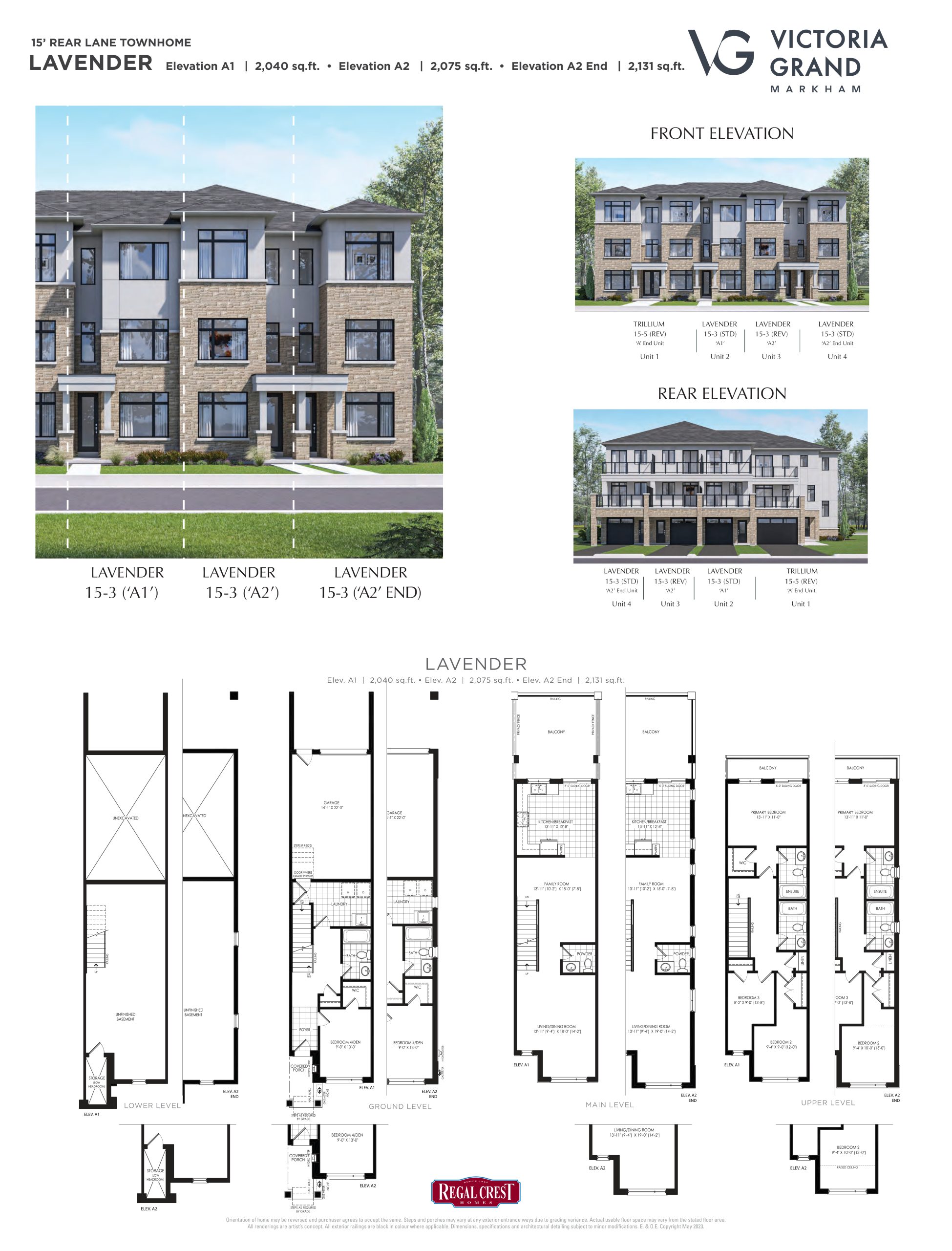 Lavender floor plan