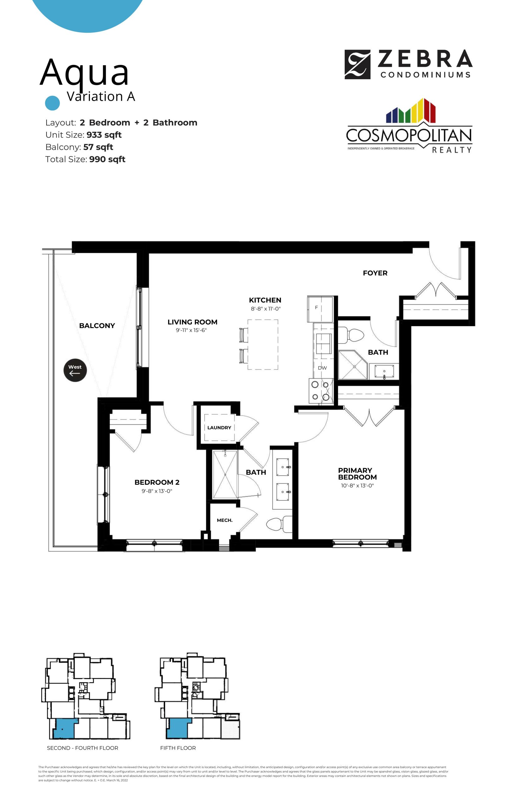 Aqua floor plan