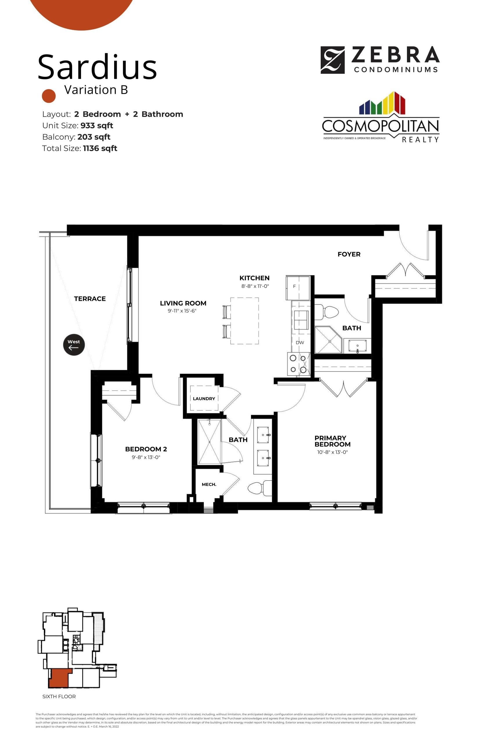 Sardius floor plan