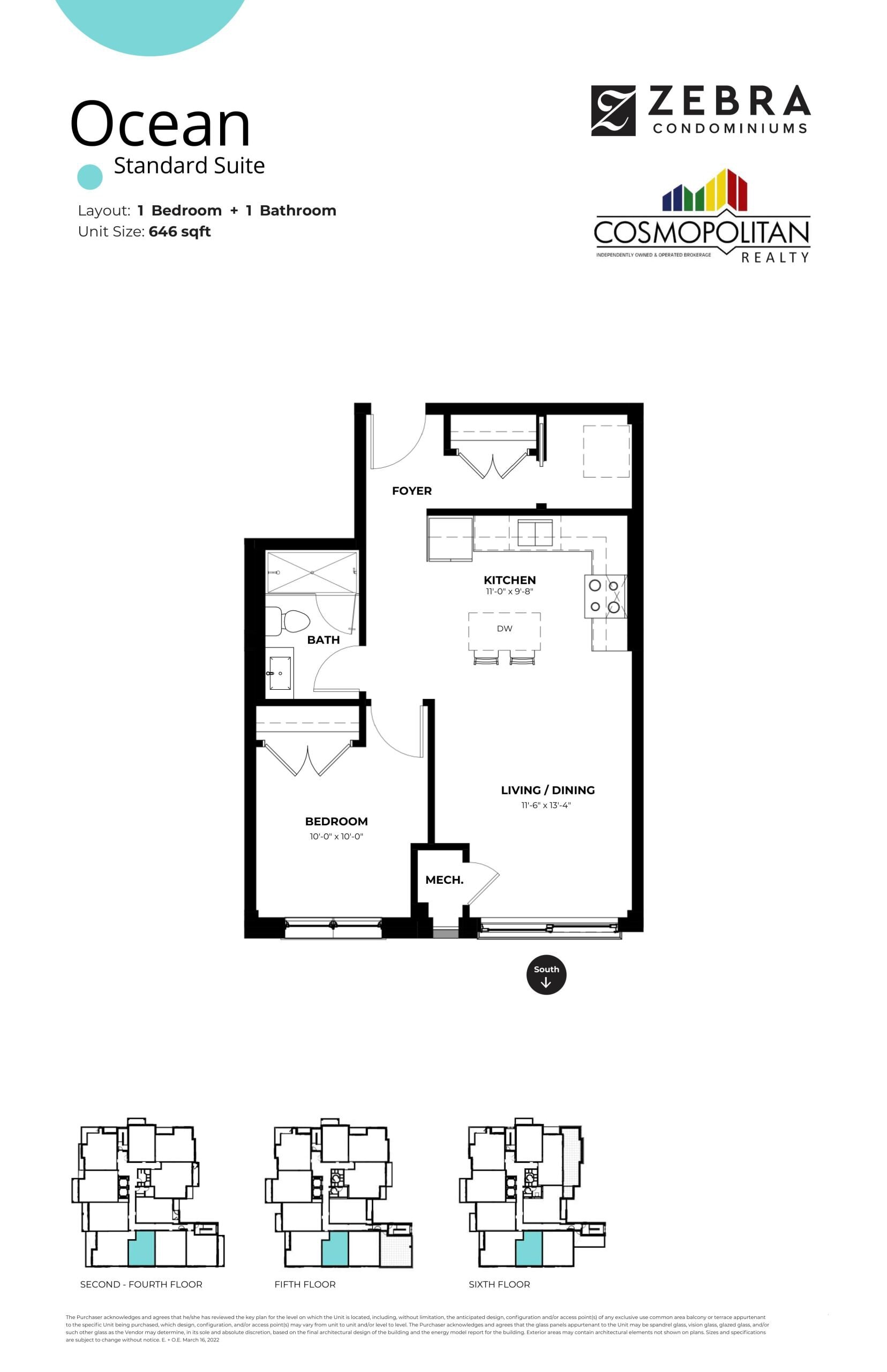 Ocean floor plan