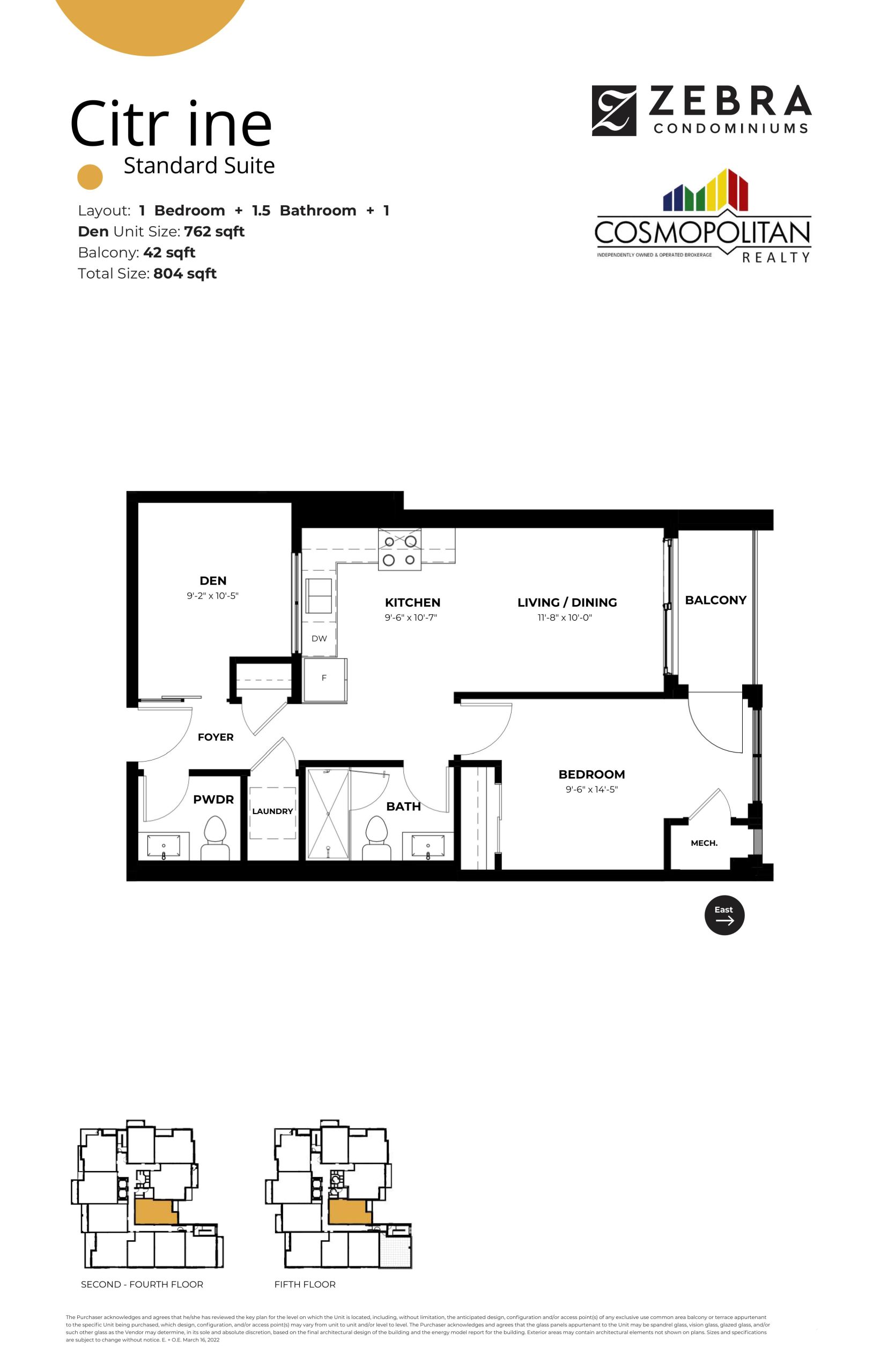 Citrine floor plan