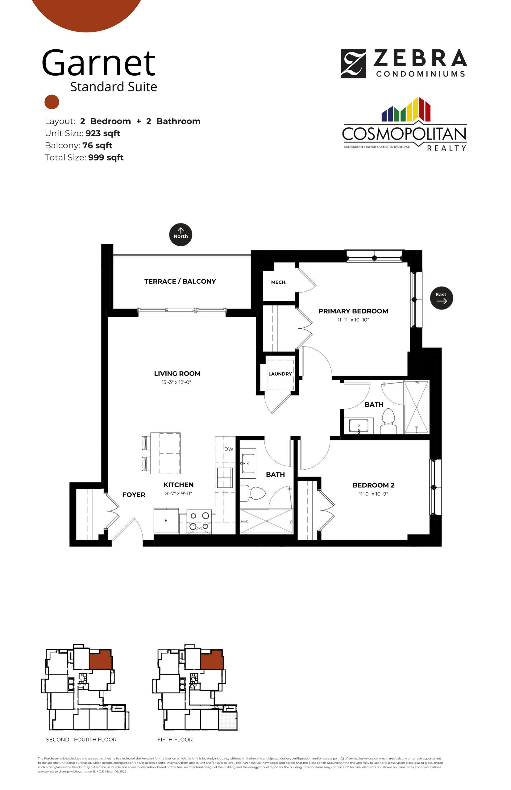 Garnet floor plan