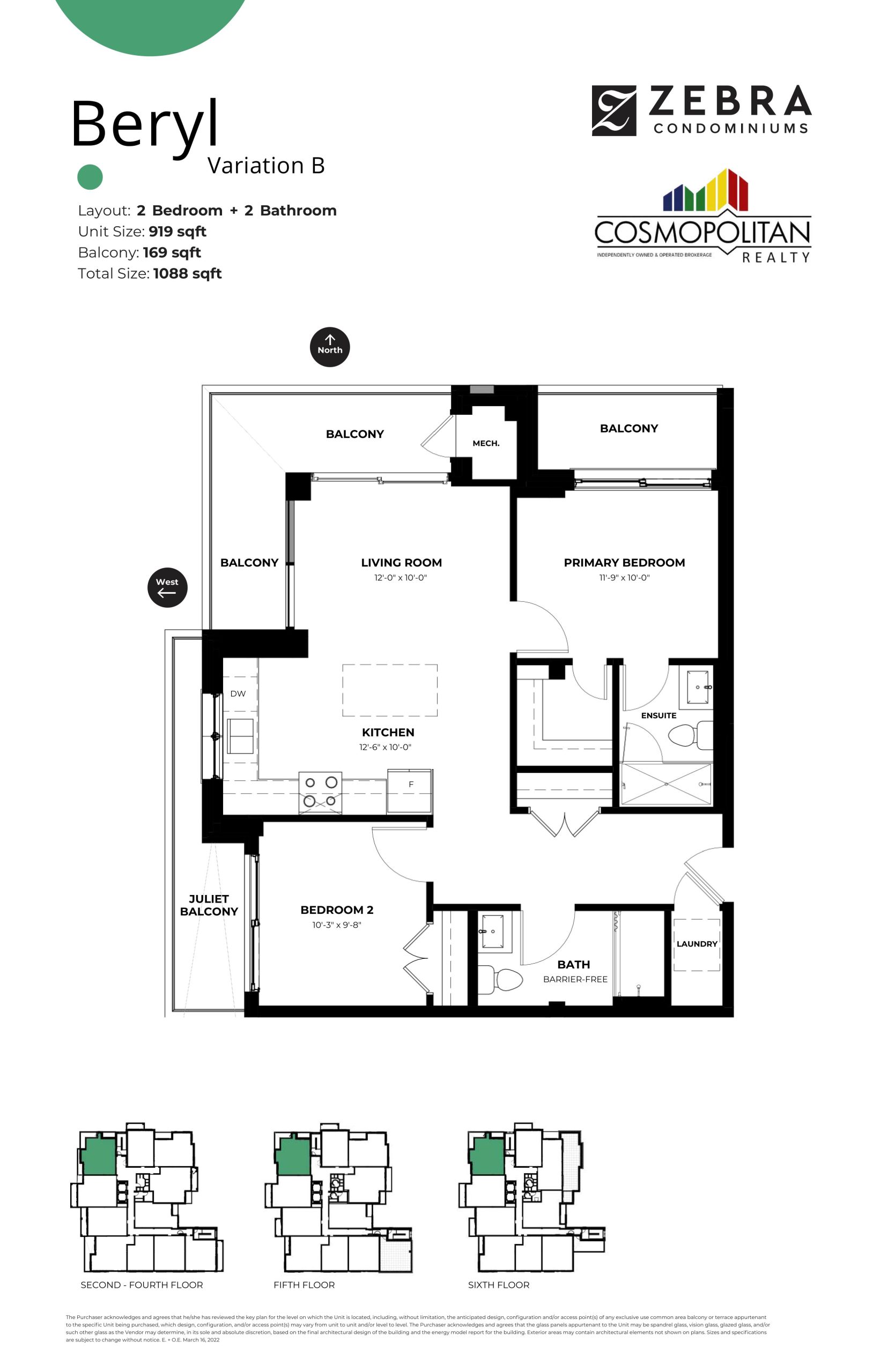 Beryl floor plan