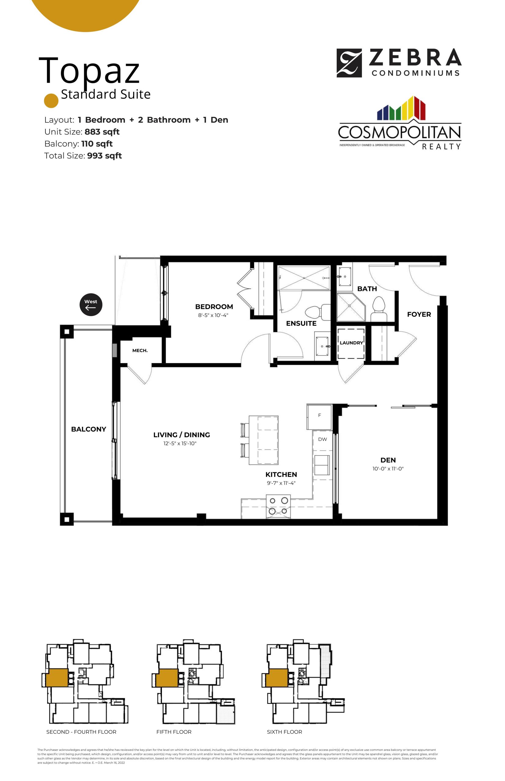 Topaz floor plan