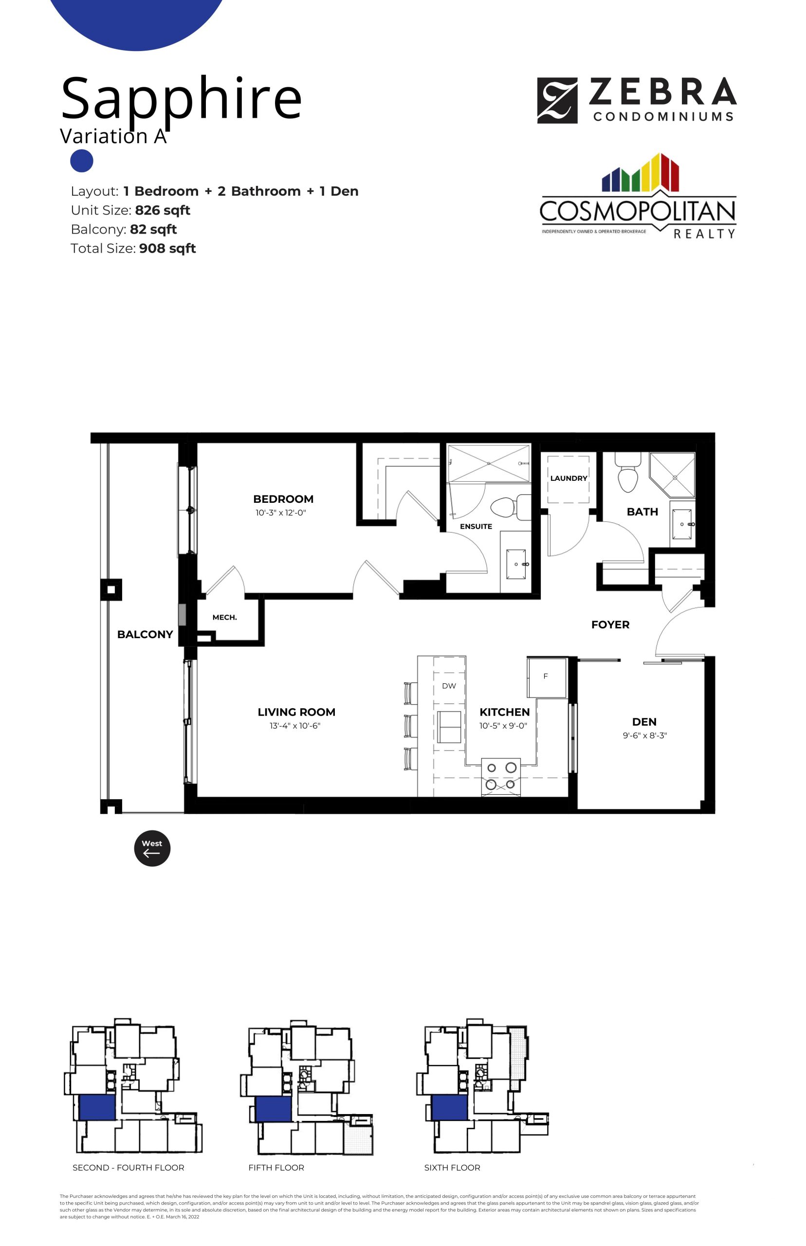 Sapphire floor plan