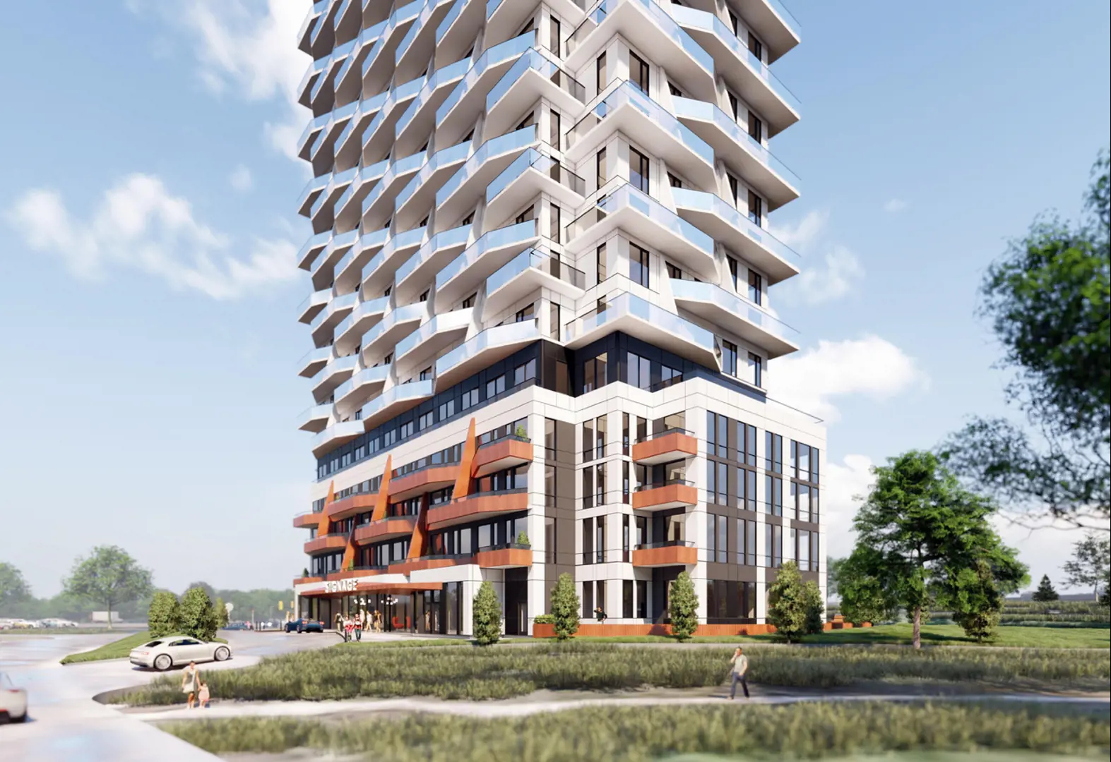 49 South Service Road in Mississauga — rendering 1