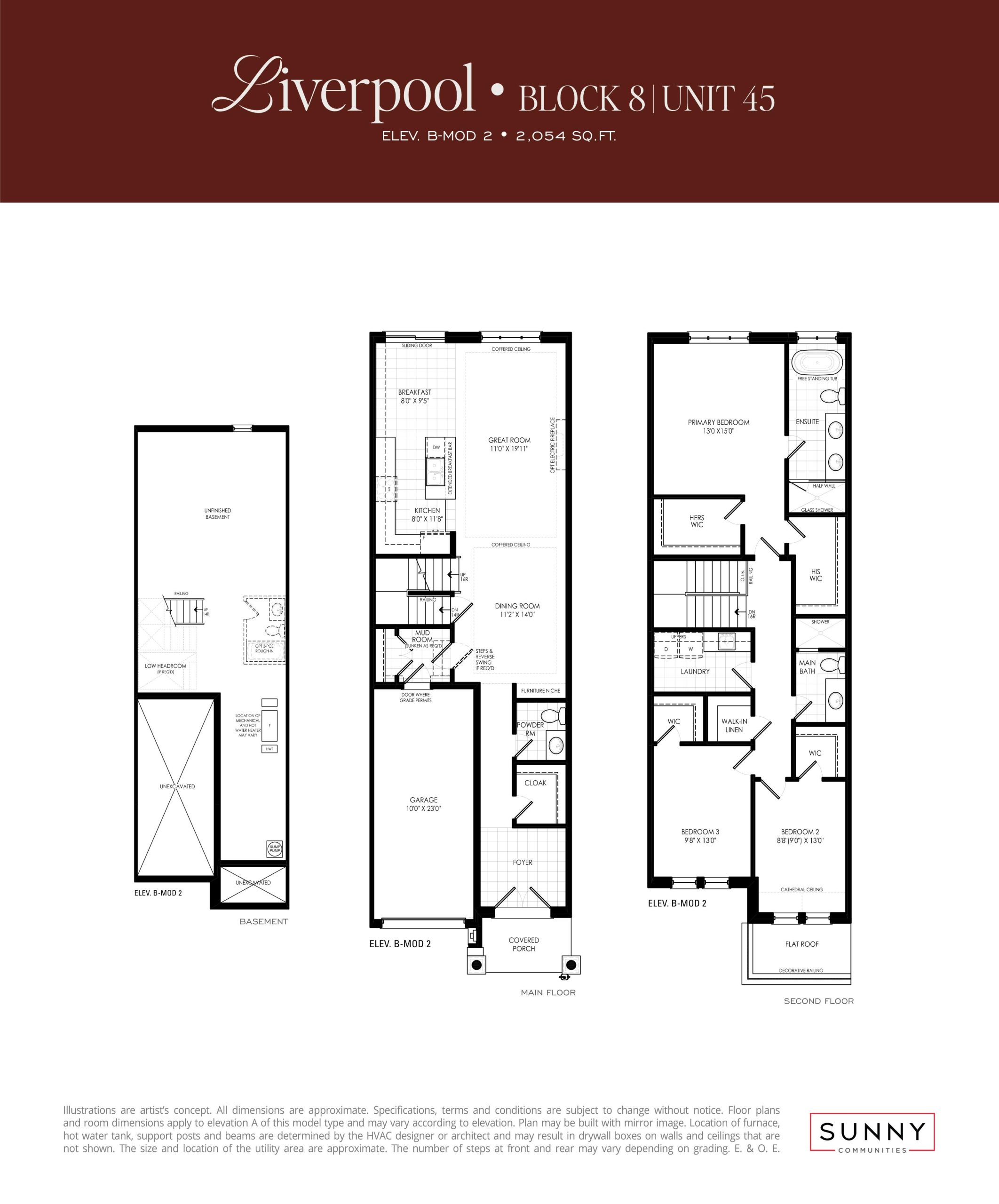 Liverpool Block 8 Unit 45 floor plan