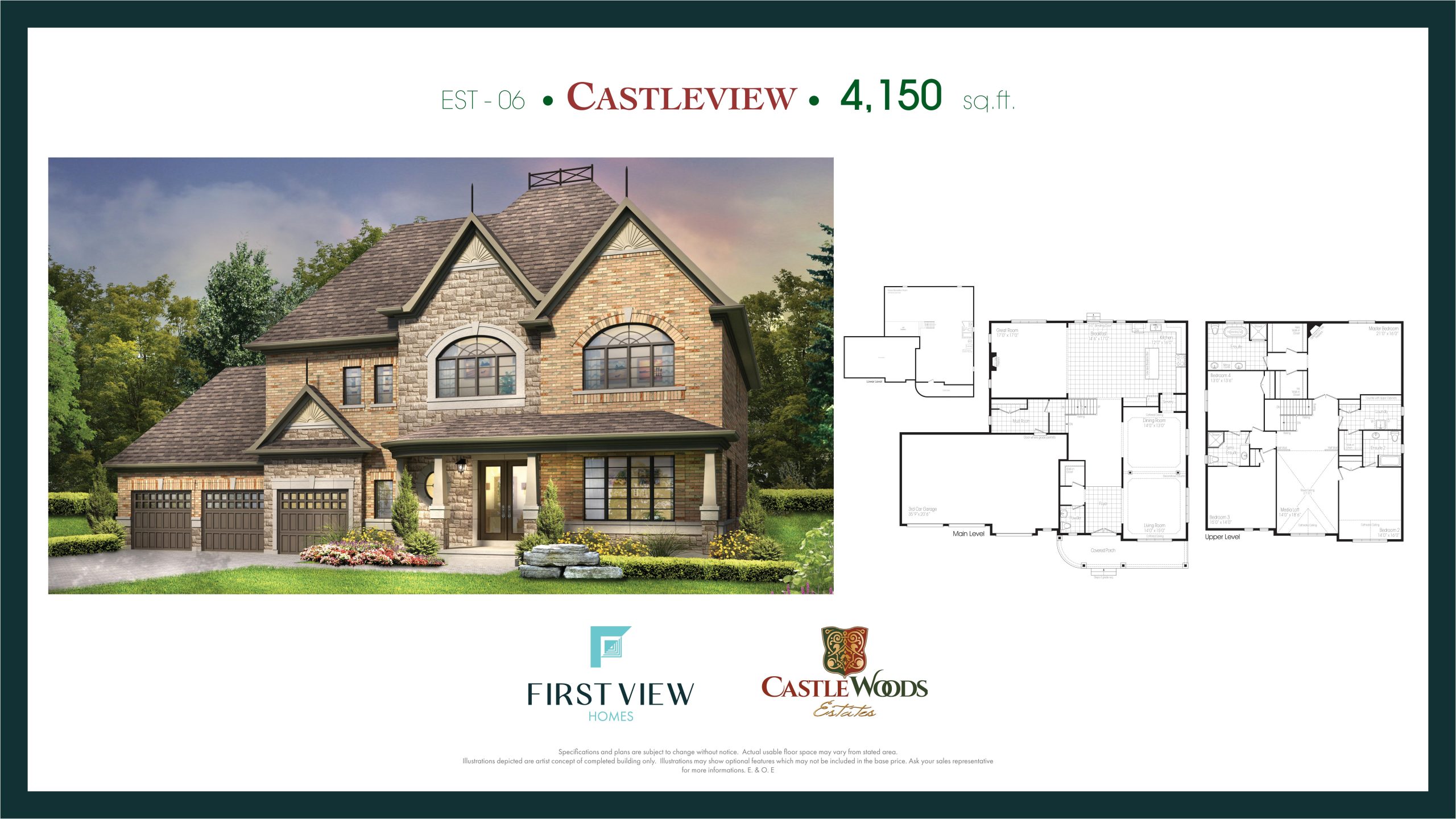 Castleview floor plan