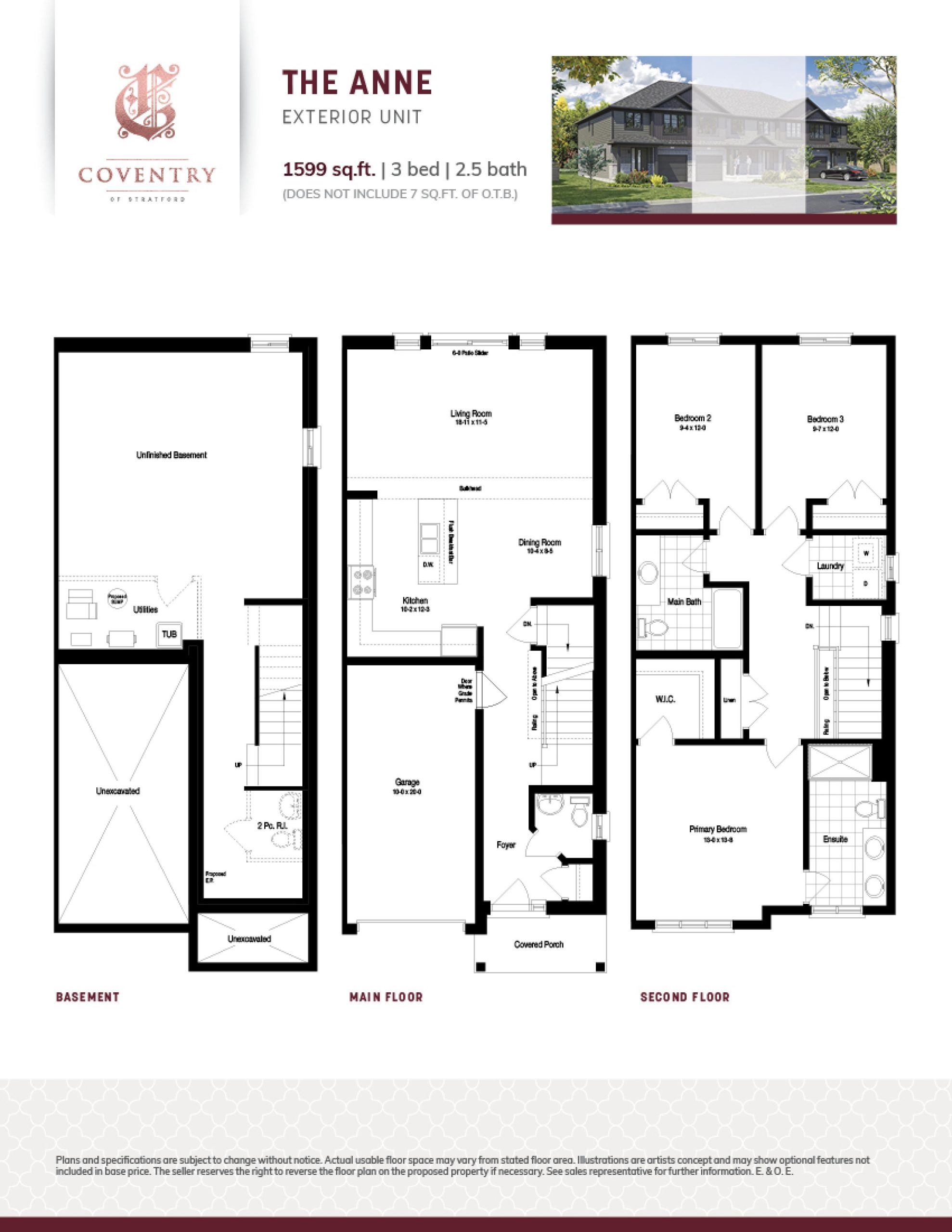 The Anne (Exterior) floor plan