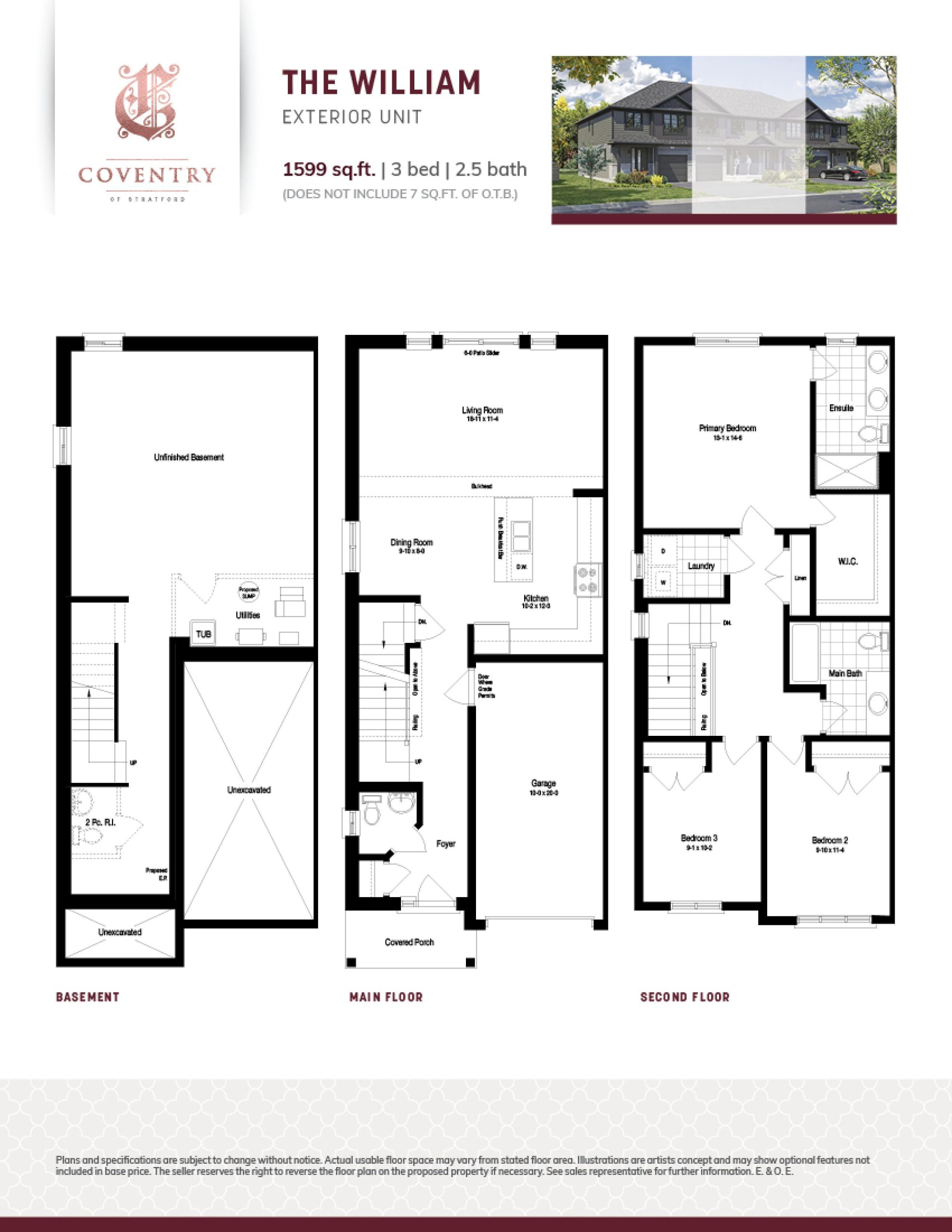 The William (Exterior) floor plan