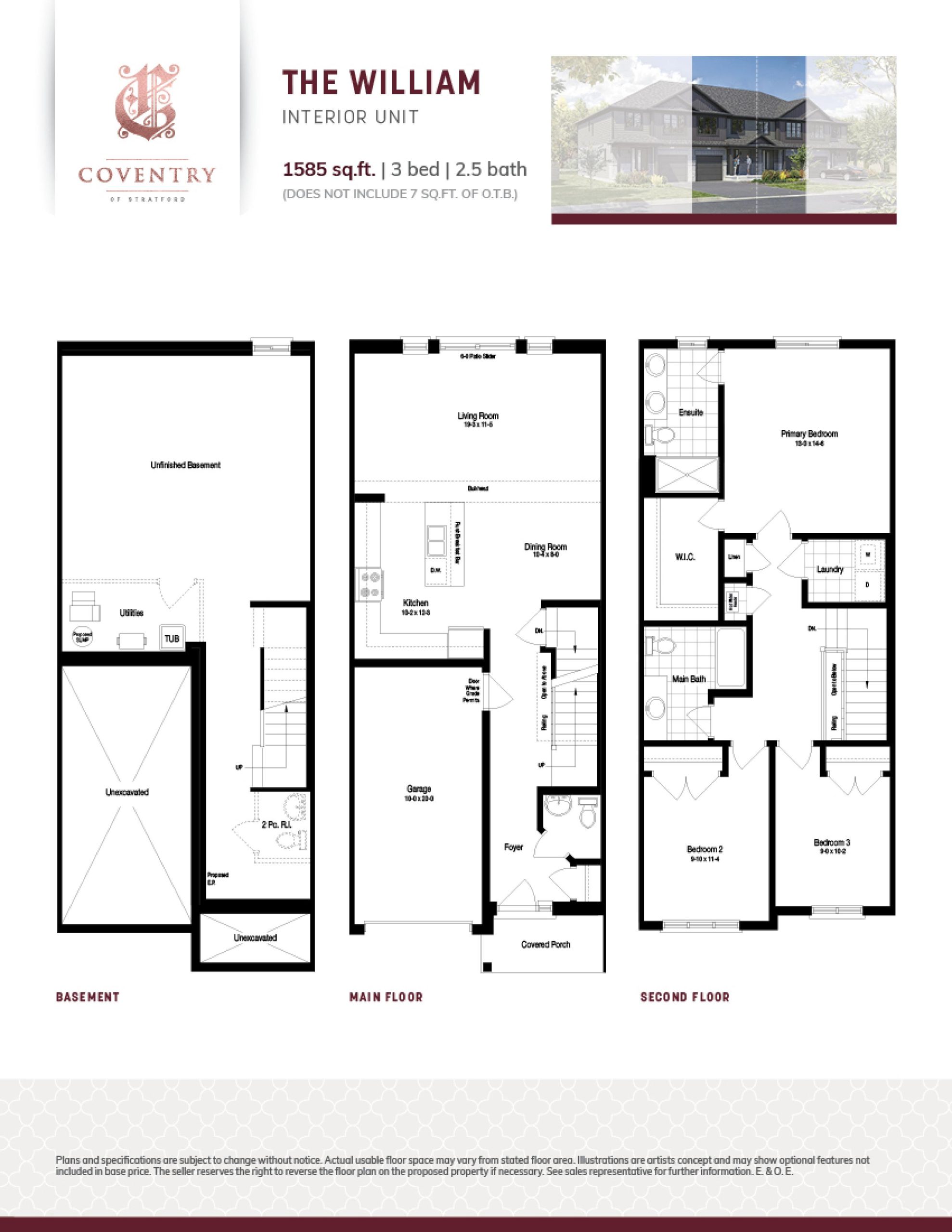 The William (Interior) floor plan