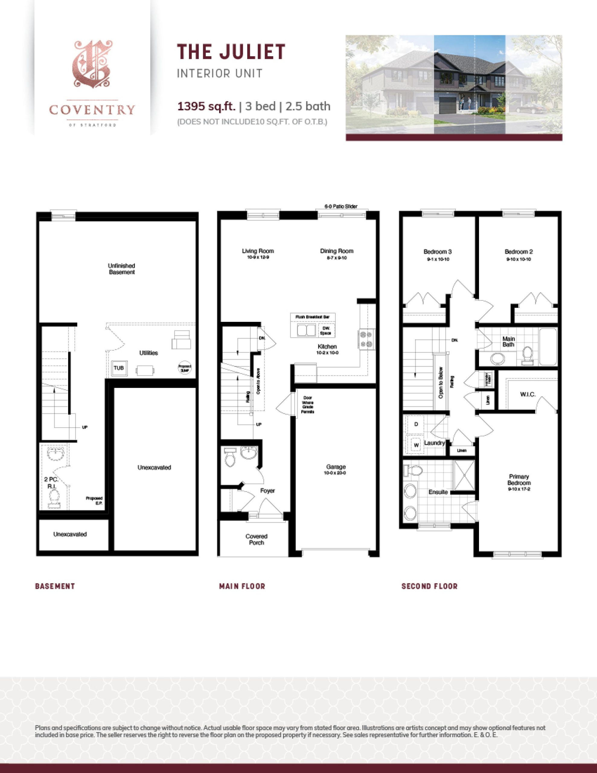 The Juliet (Interior) floor plan