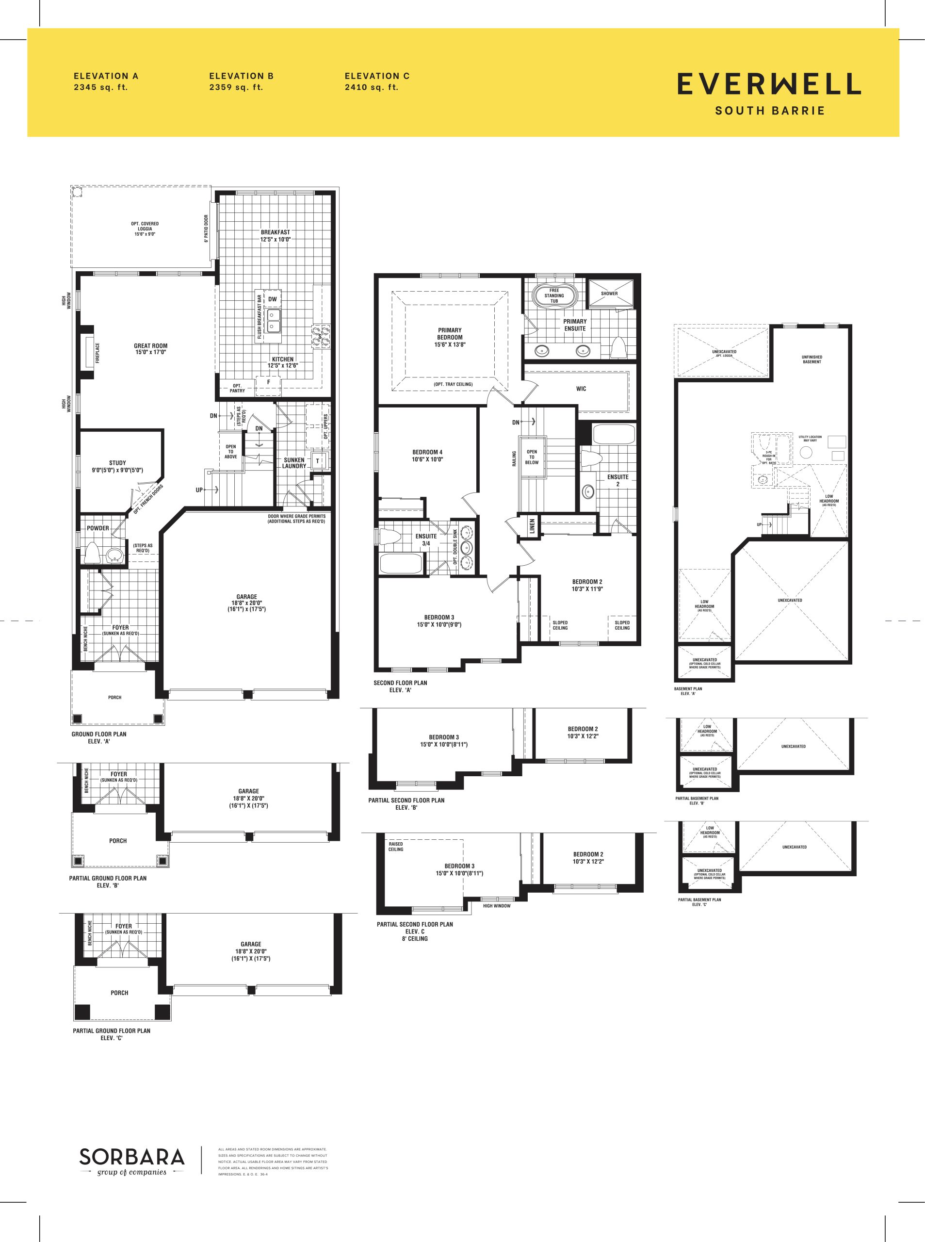 The Springwater floor plan