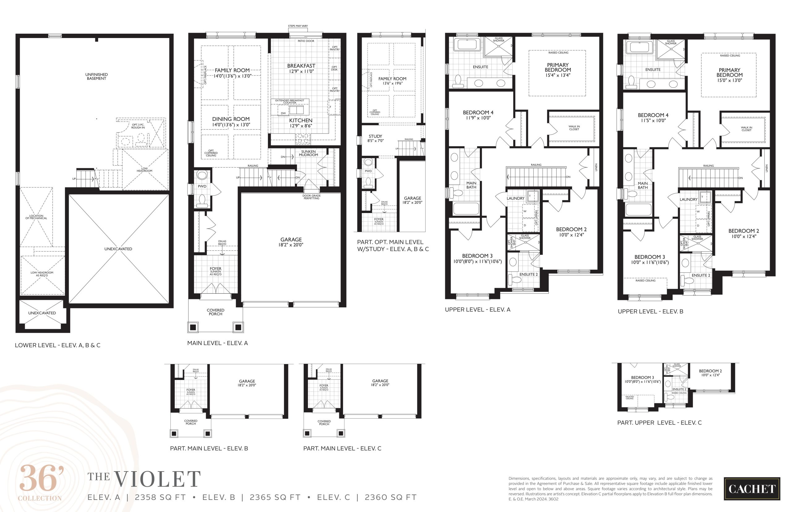 The Violet floor plan