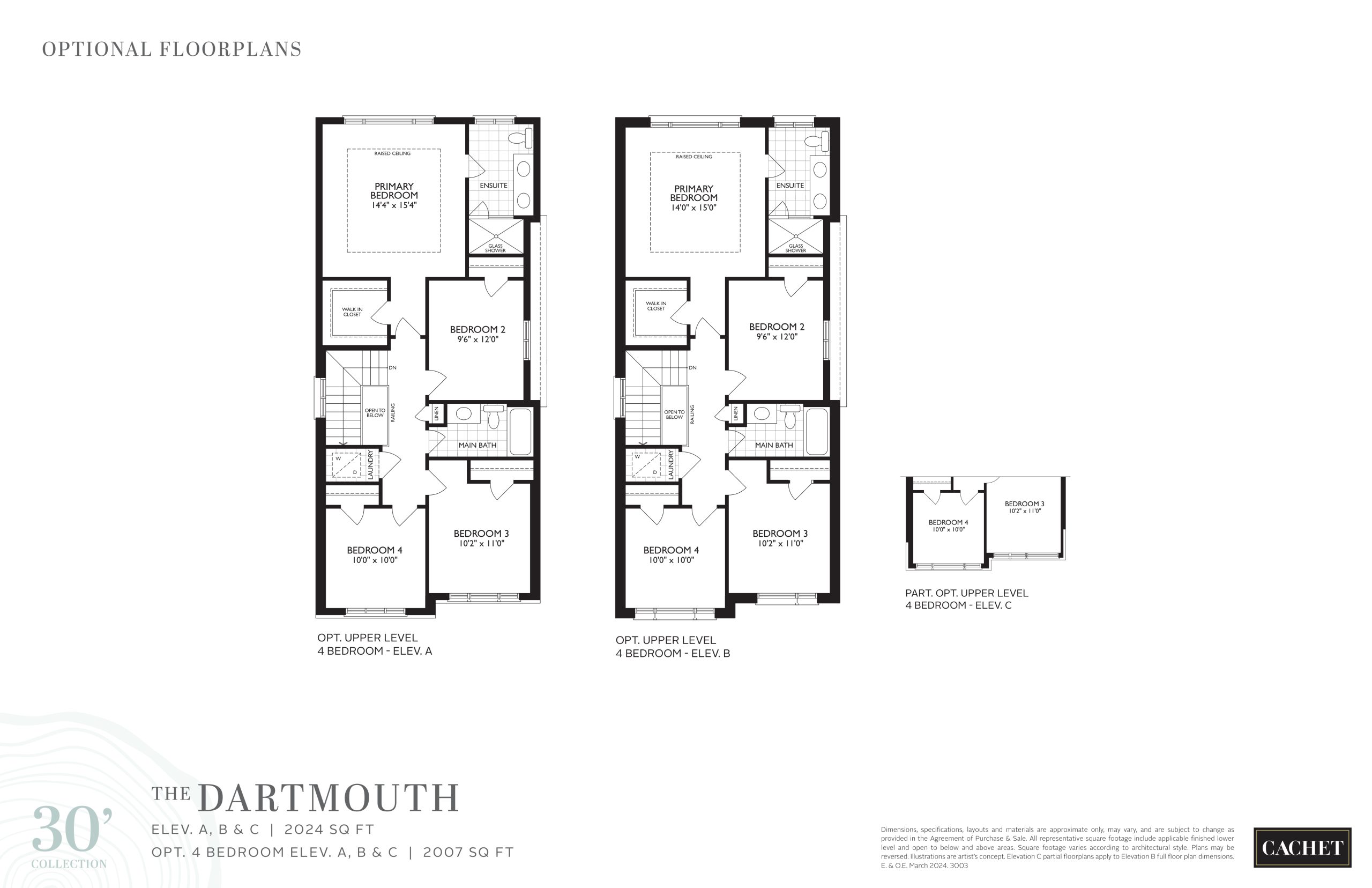 The Dartmouth (Optionals) floor plan