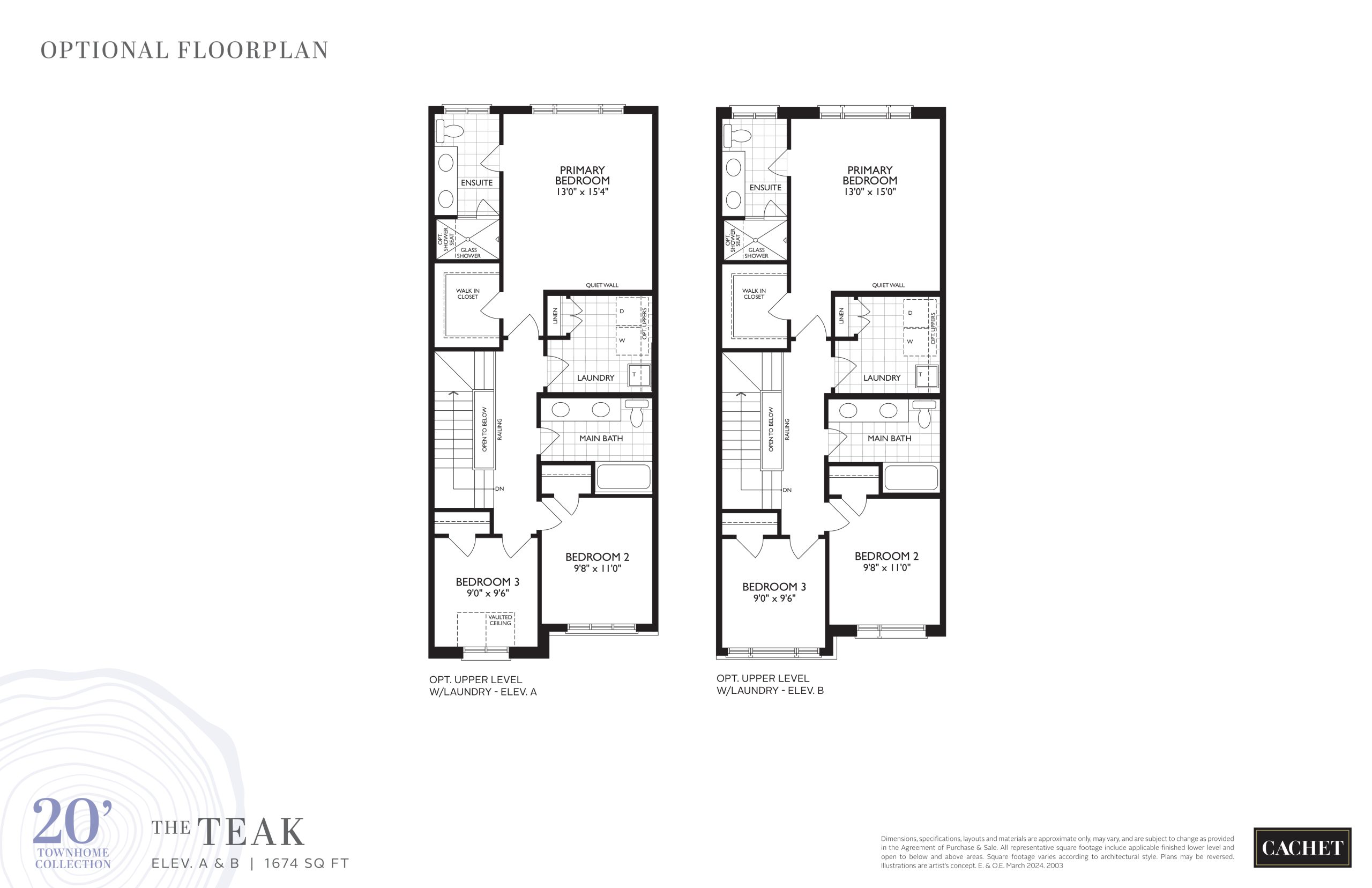 The Teak (Optionals) floor plan