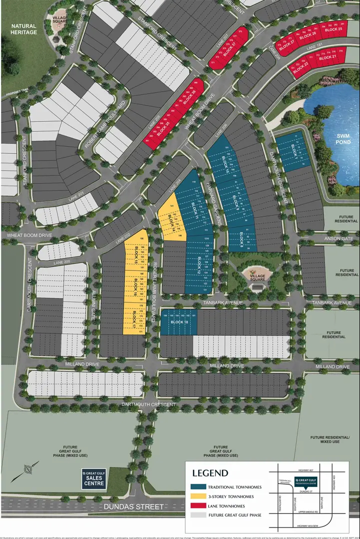 Oakpointe in Oakville in Oakville — rendering 14