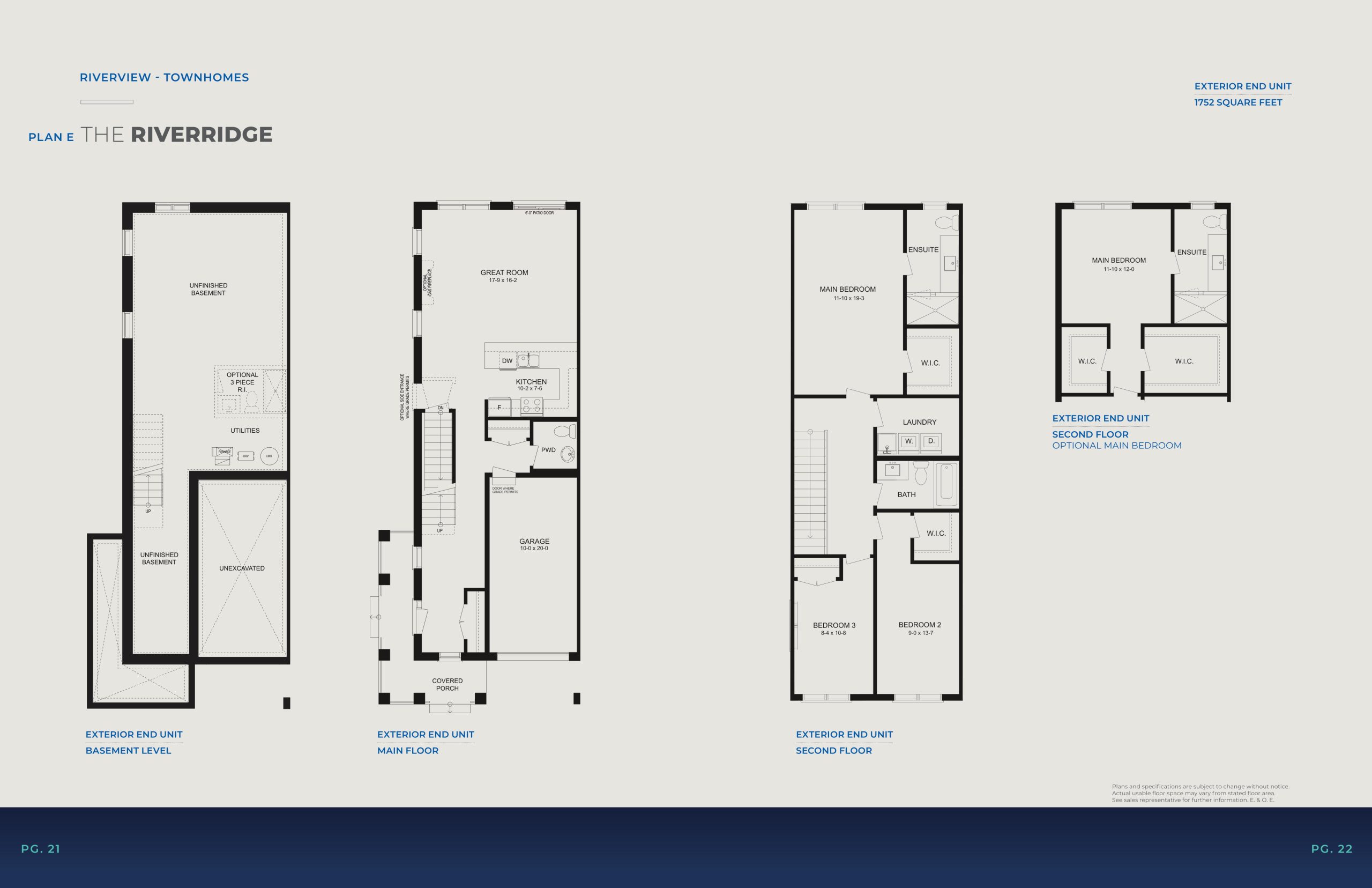 The Riverridge floor plan